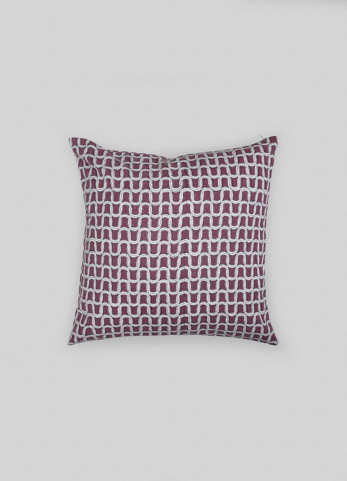 Tree Full Of Parrots Plum Cushion Cover 18"x18"