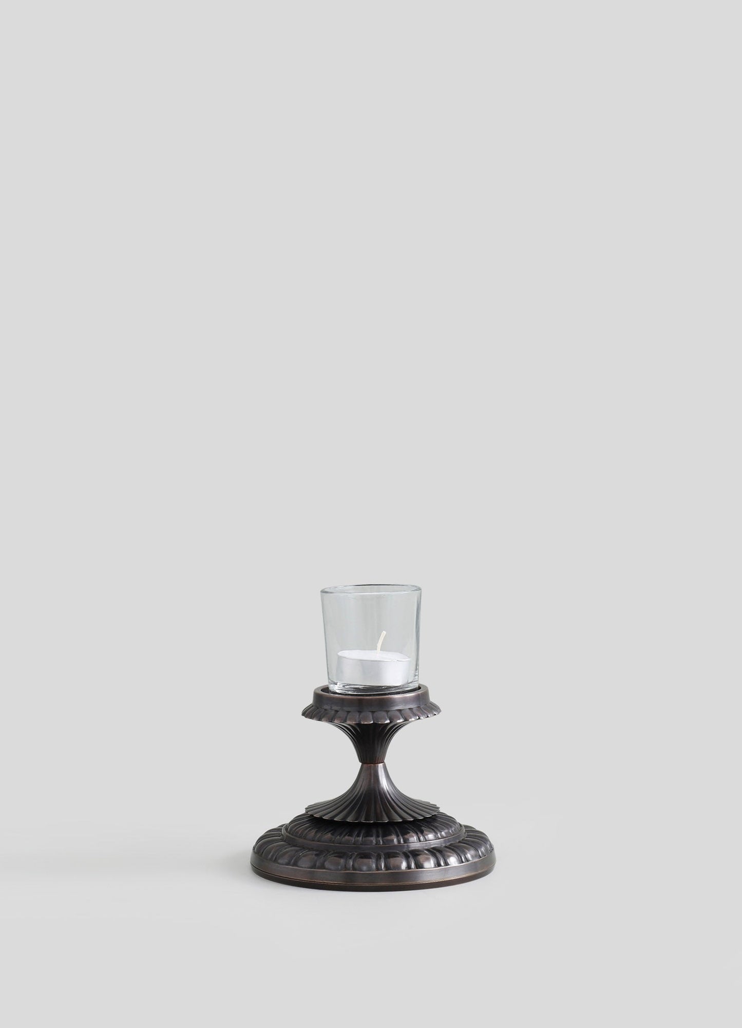 Rambagh Bronze Candle Stand Small