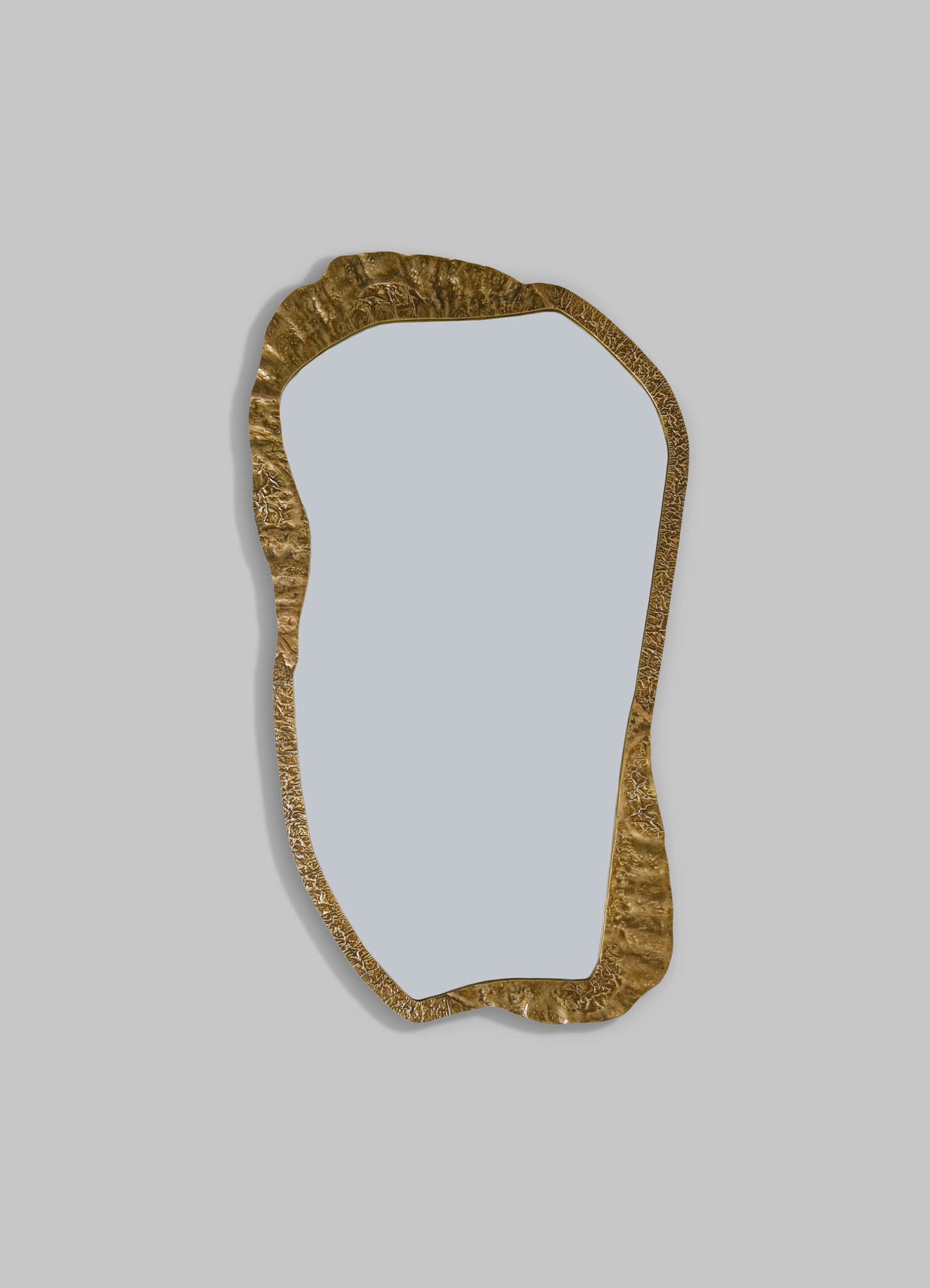 Forged gold mirror tall viya