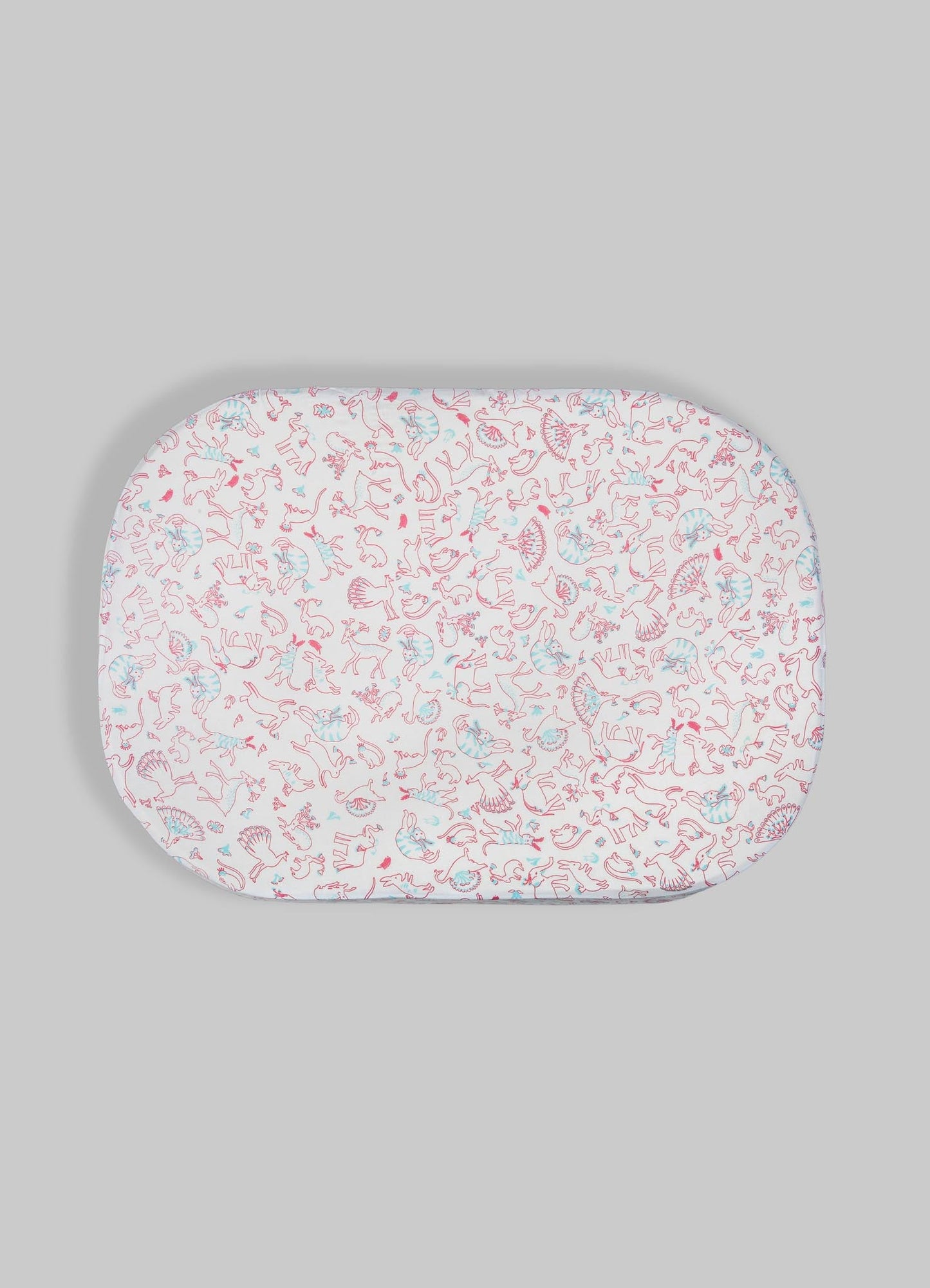Safari Safari Pink Baby Fitted Sheet