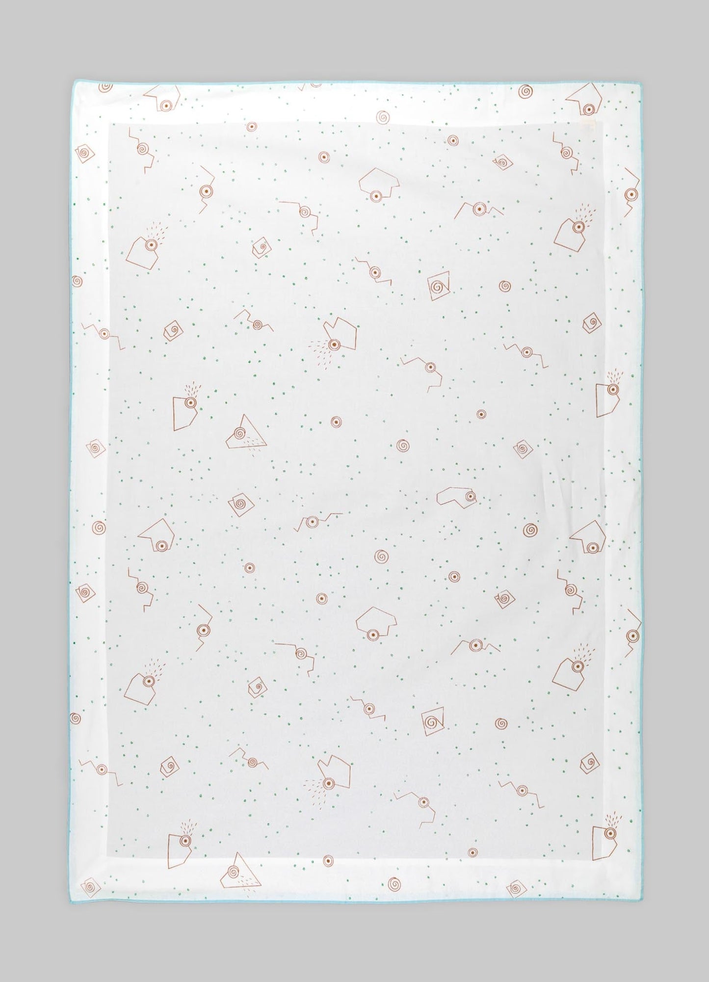 Elephant & Hare Green Baby Flat Sheet