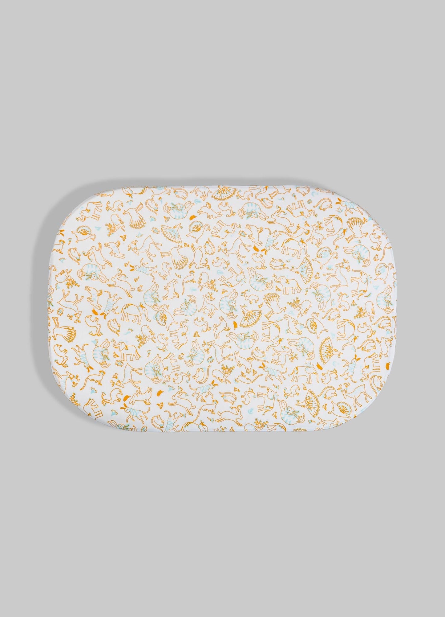 Safari Safari Orange Baby Fitted Sheet
