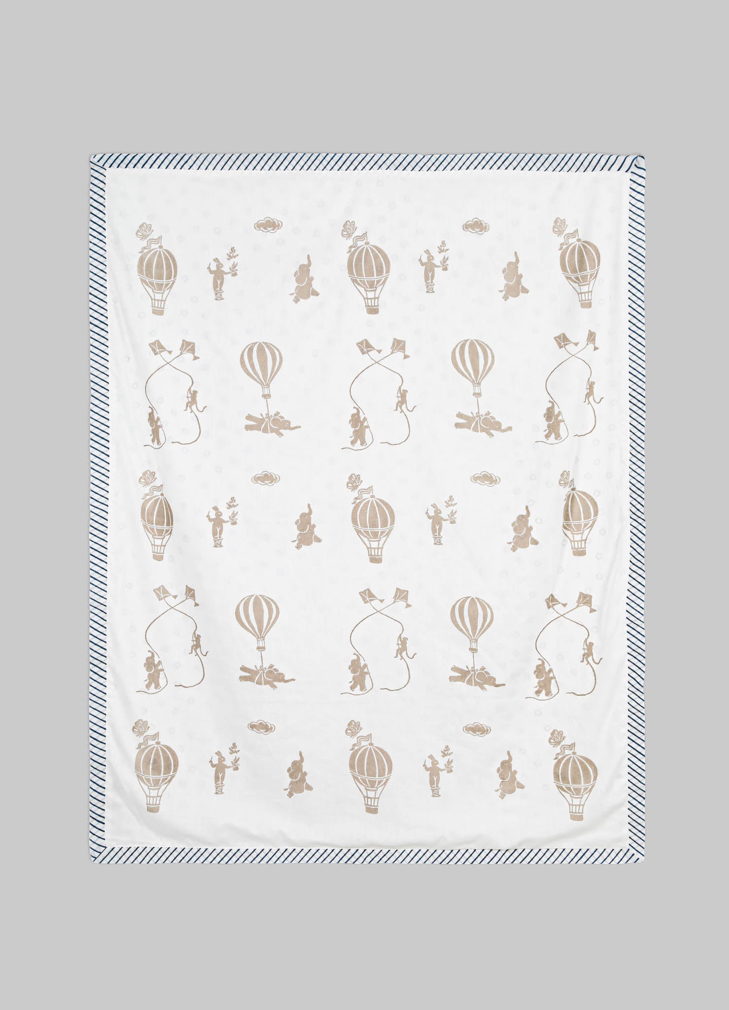 Mela Blue & Beige Baby Dohar