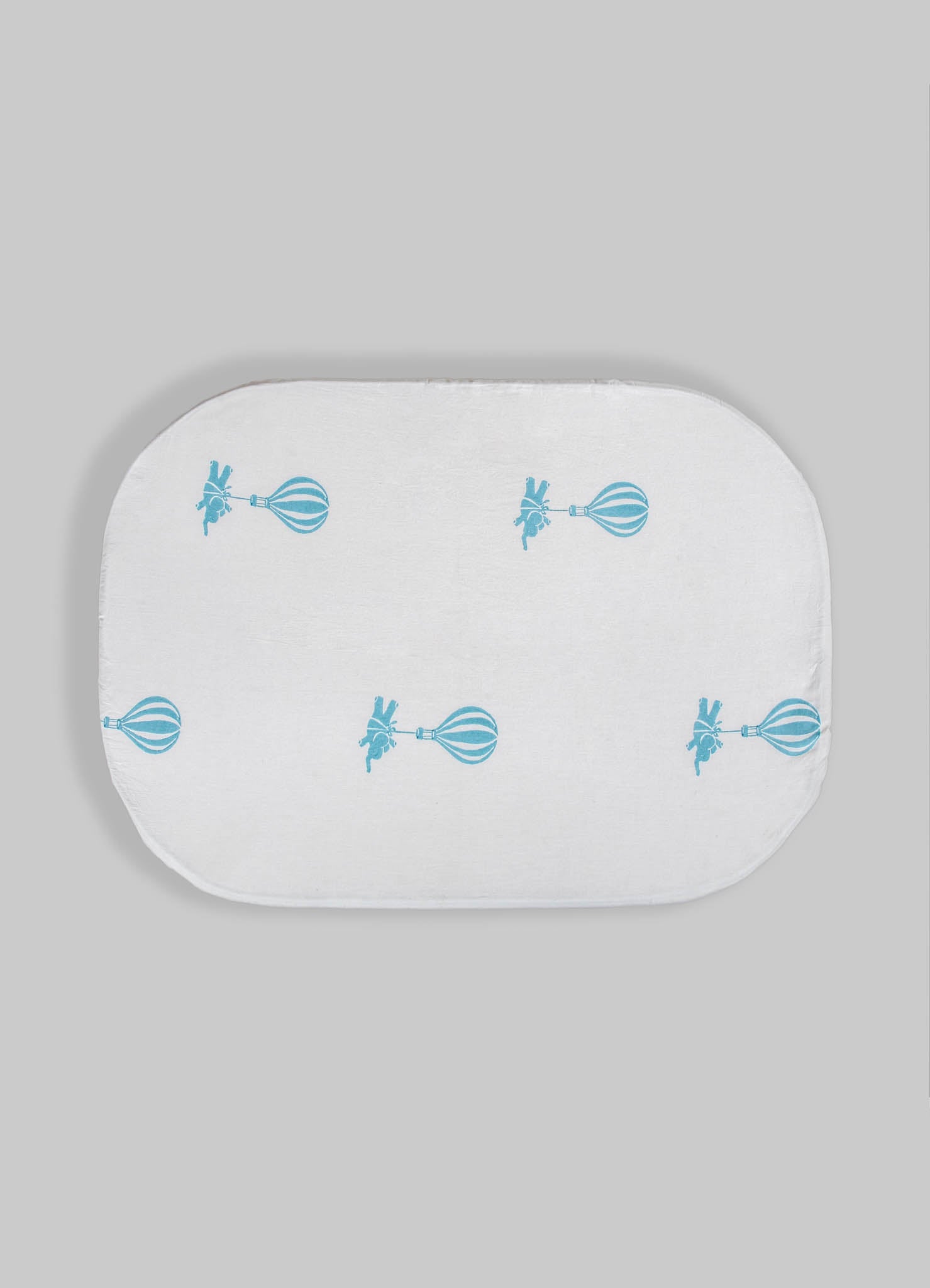 Mela Blue Baby Fitted Sheet