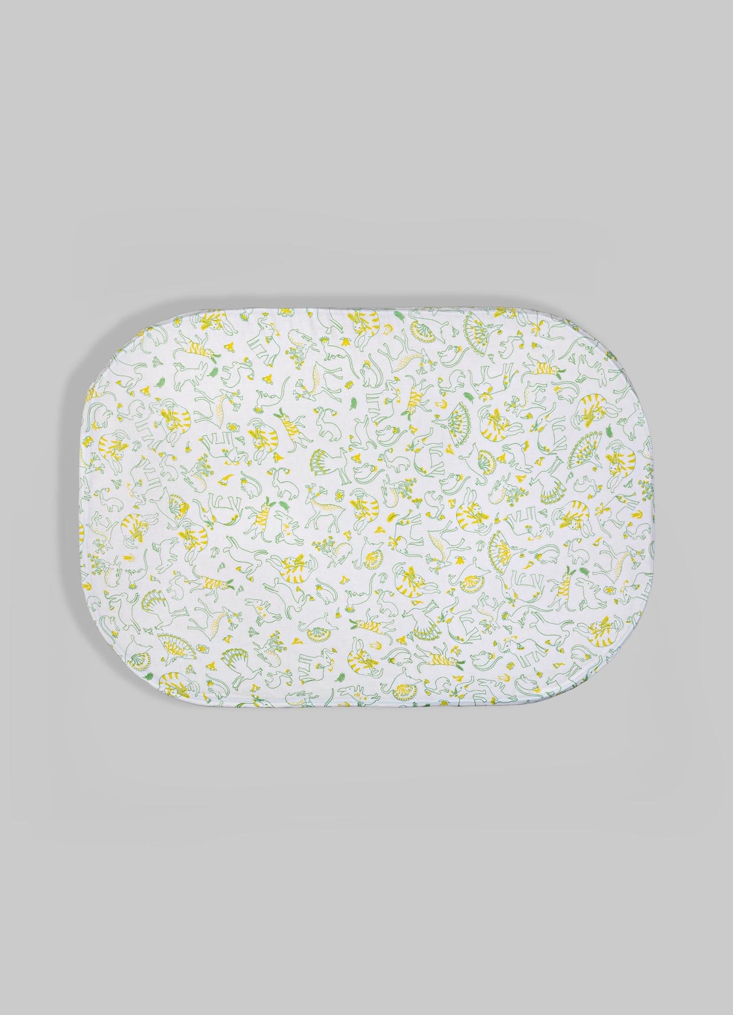 Safari Safari Green Baby Fitted Sheet