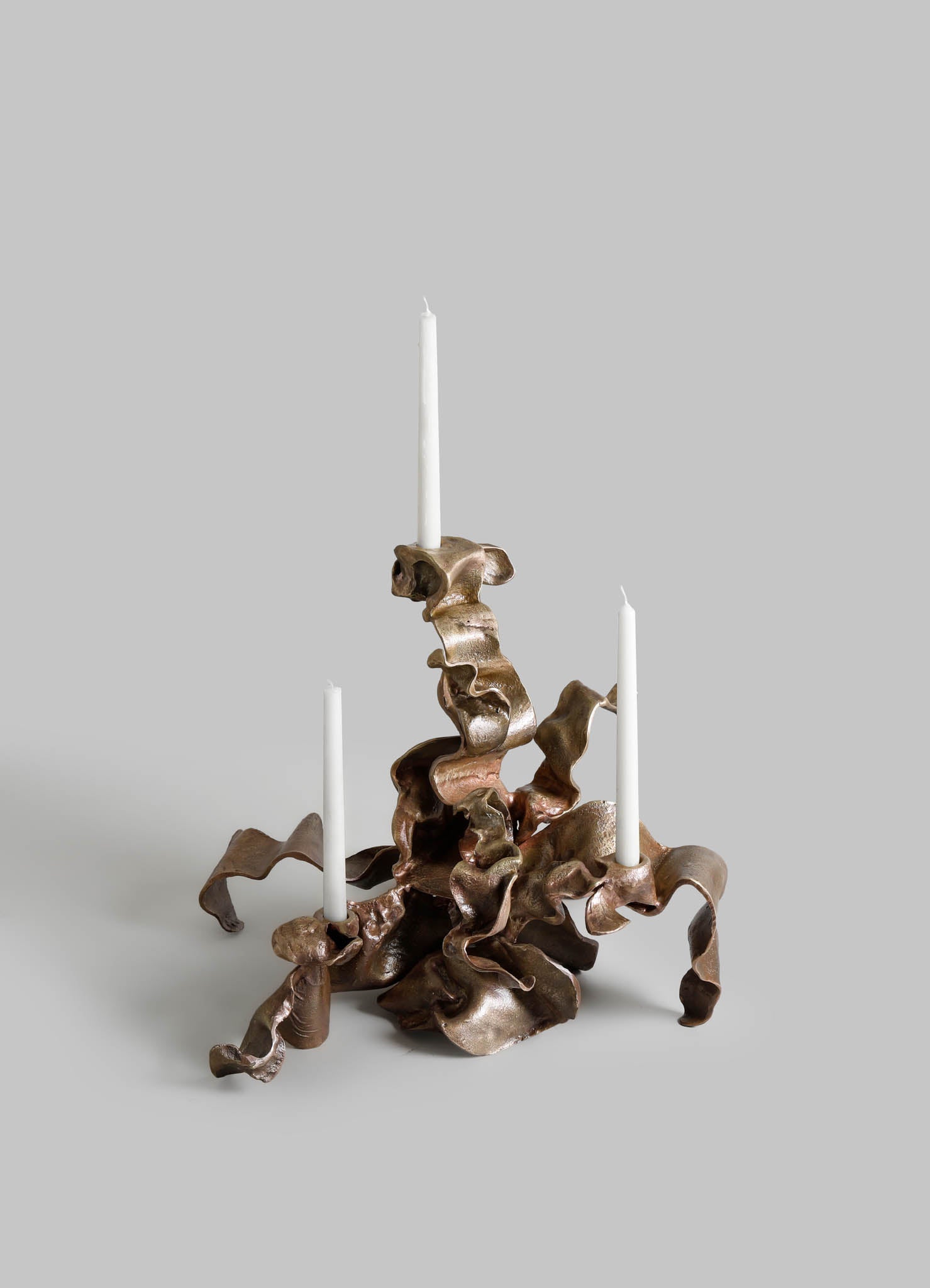 Candelabro Rosa de Cien Pétalos