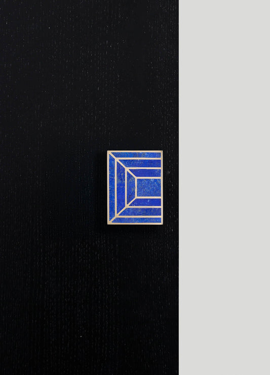 مقبض أزرق من ستراند بحجم 3"X4"