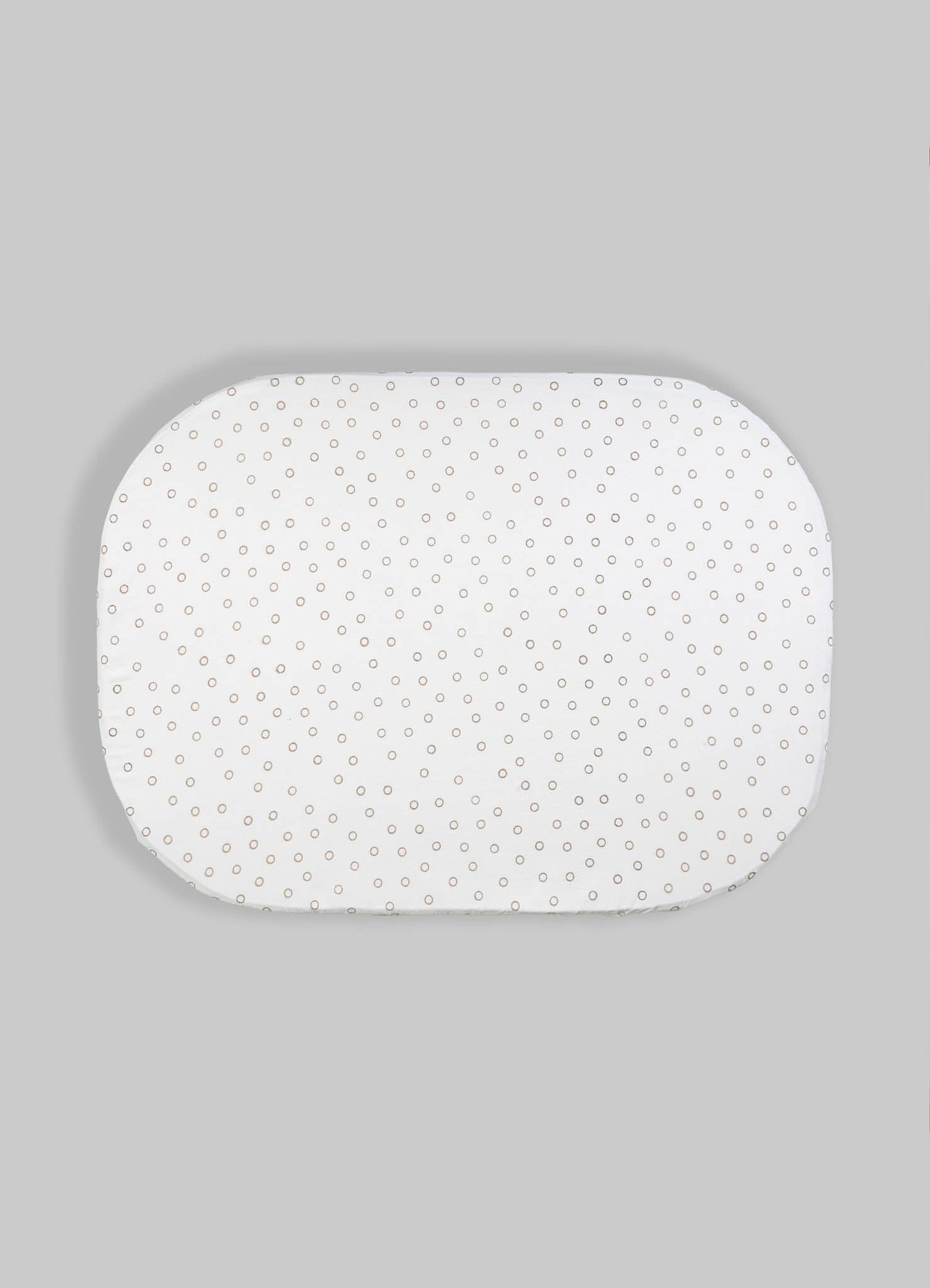 Mela Beige Baby Fitted Sheet