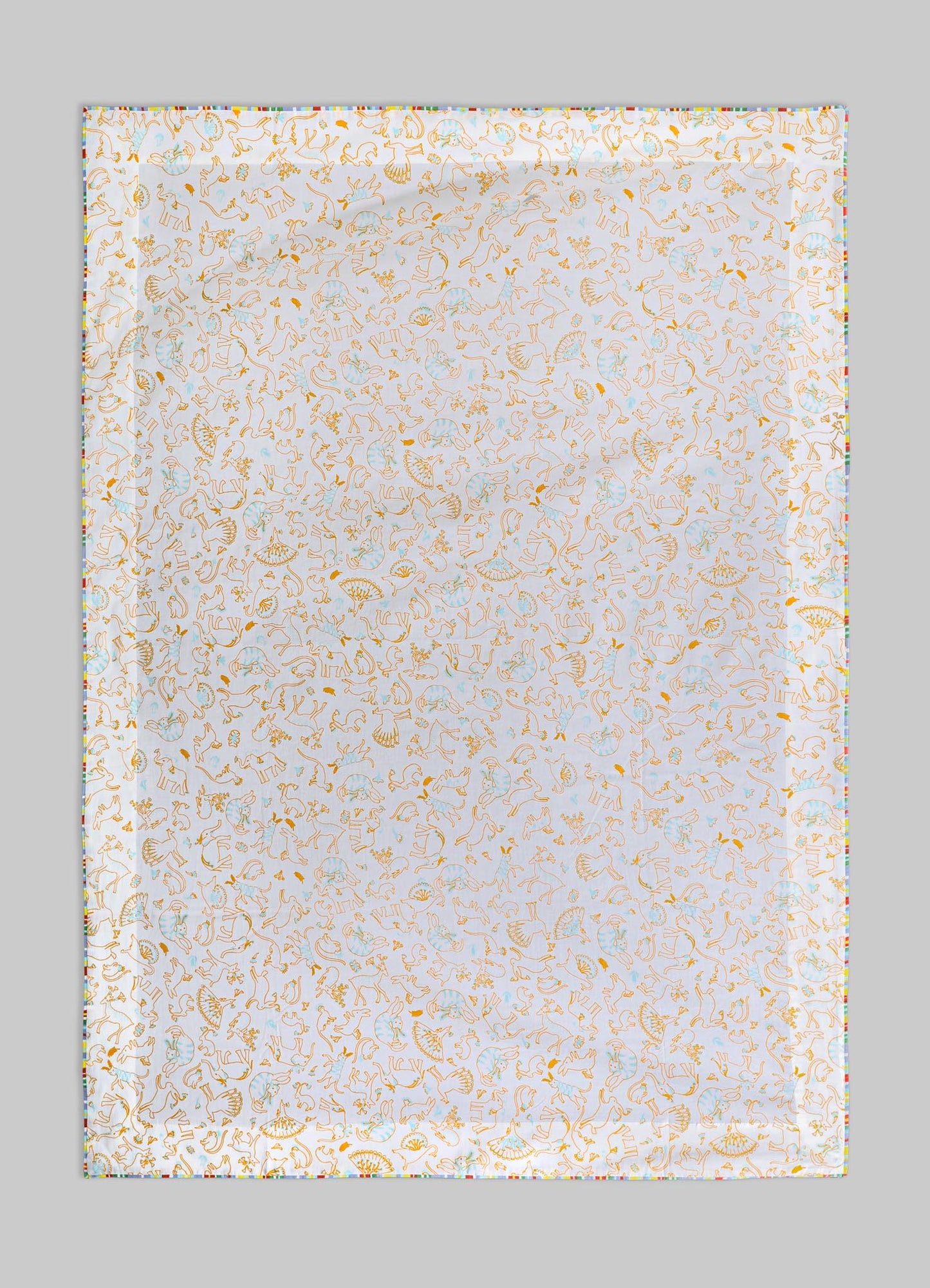 Safari Safari Orange Baby Flat Sheet