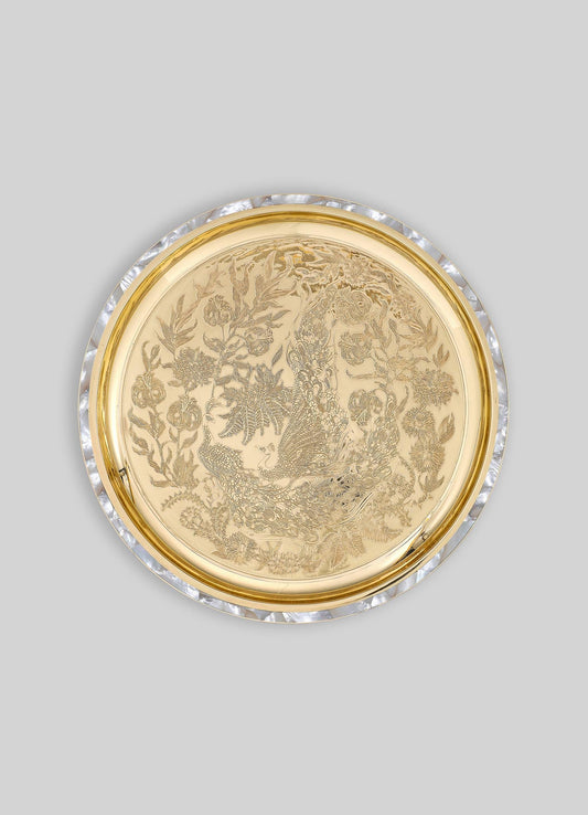 City Palace White Thali Large
