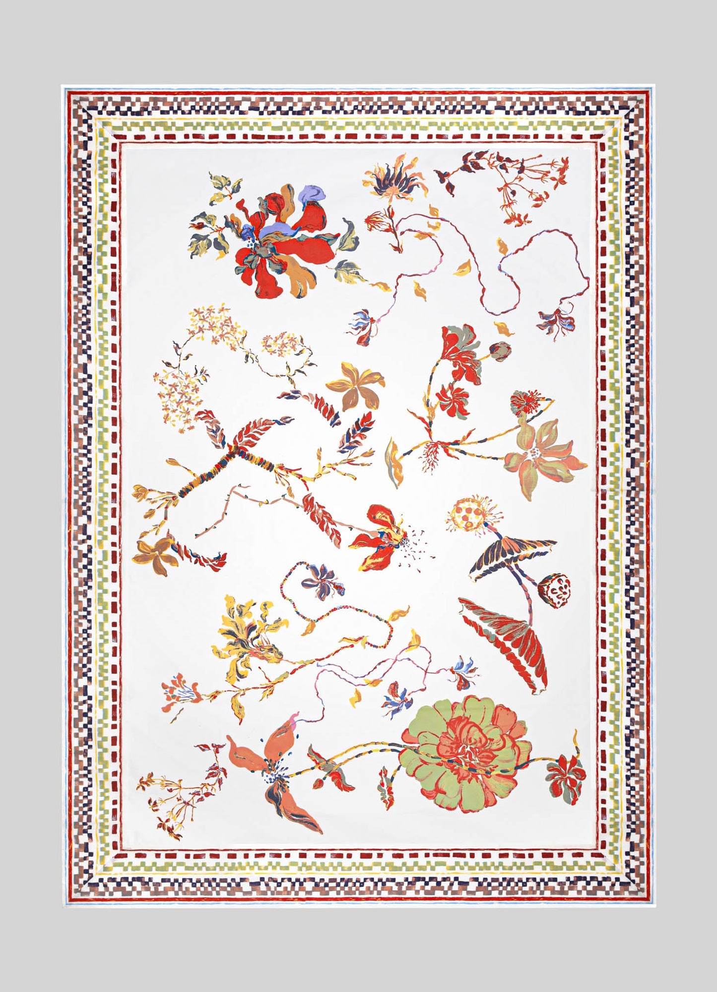 Blossom Red Table Cloth