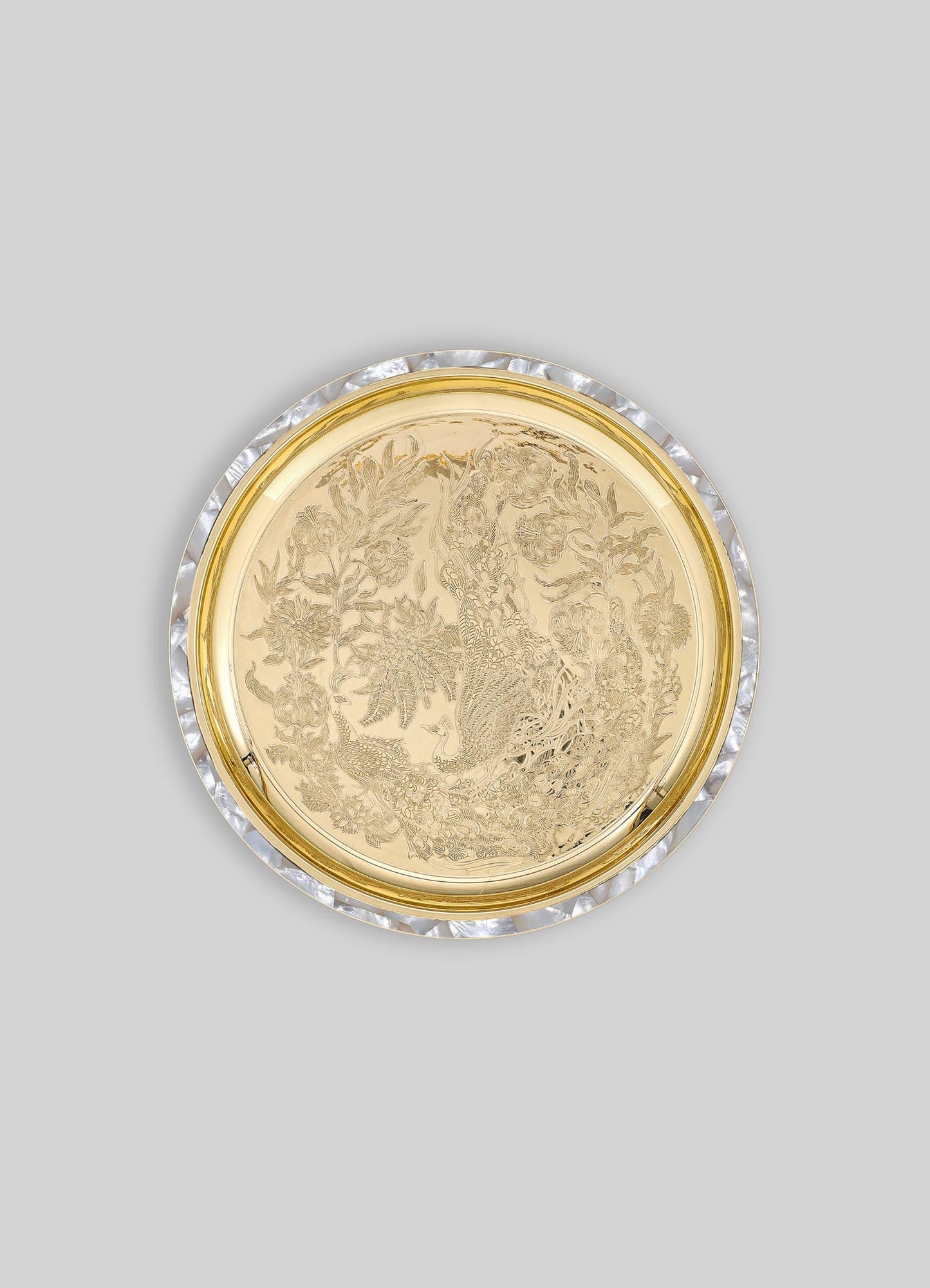 City Palace White Thali Medium