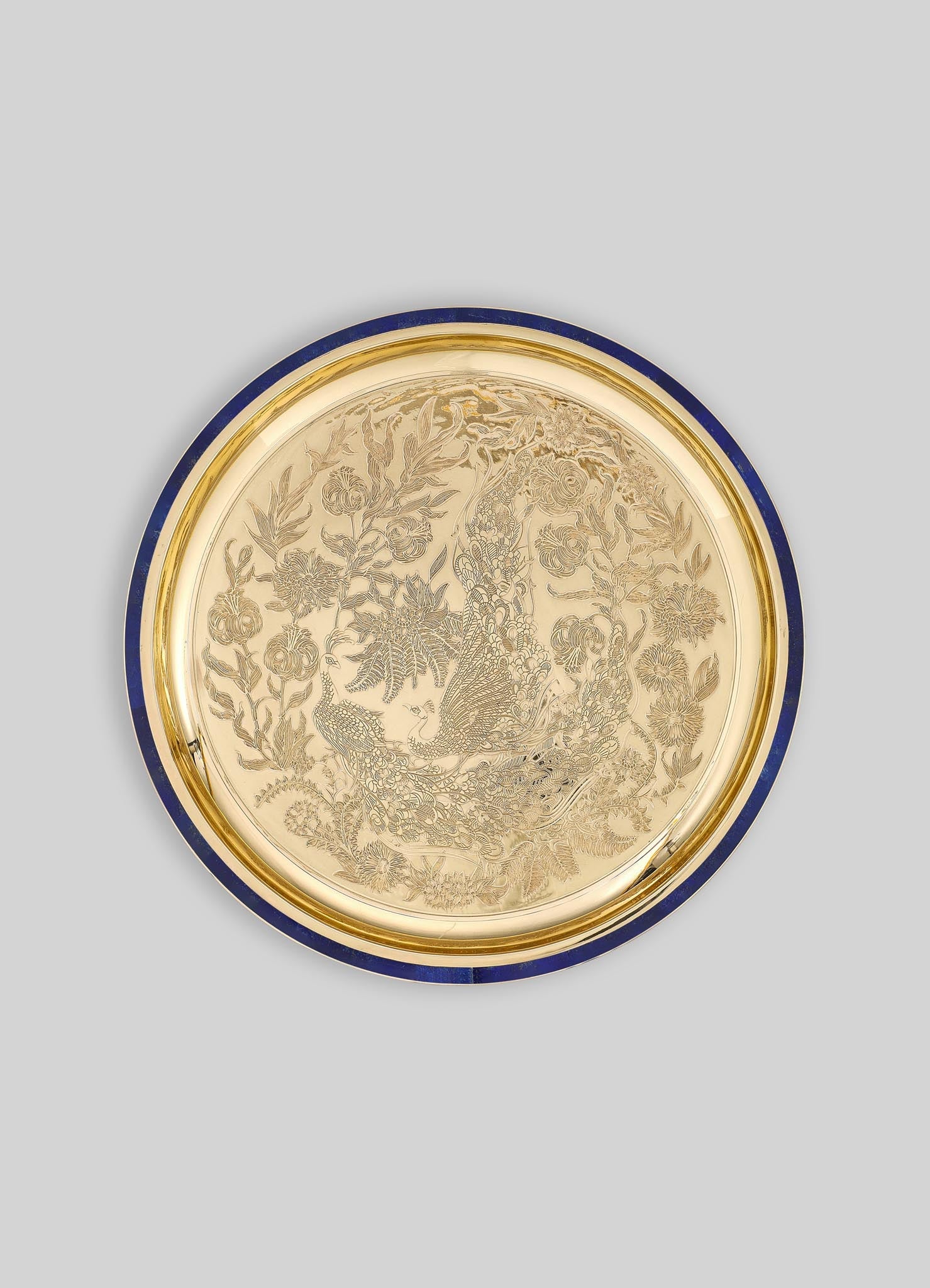 City Palace Blue Thali Large