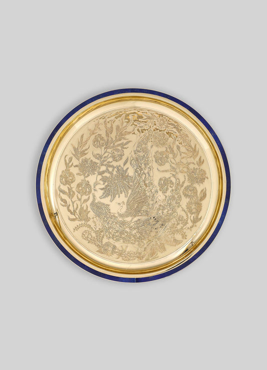 City Palace Blue Thali Large