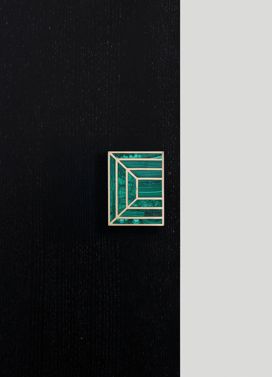 مقبض أخضر من ستراند بحجم 3"X4"