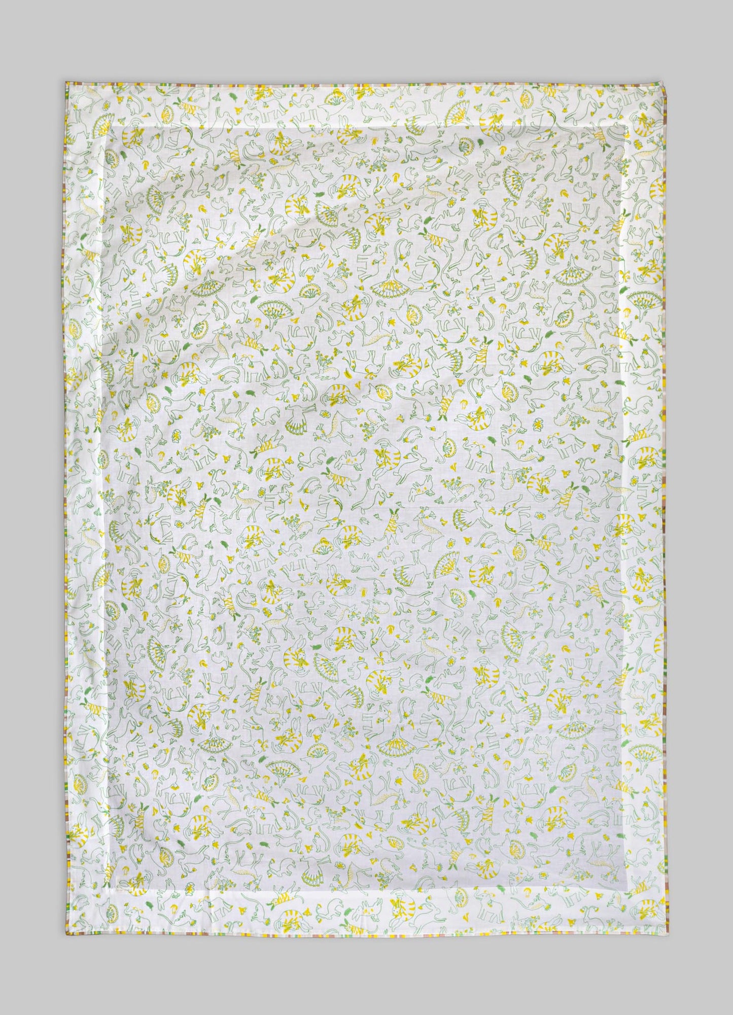 Safari Safari Green Baby Flat Sheet