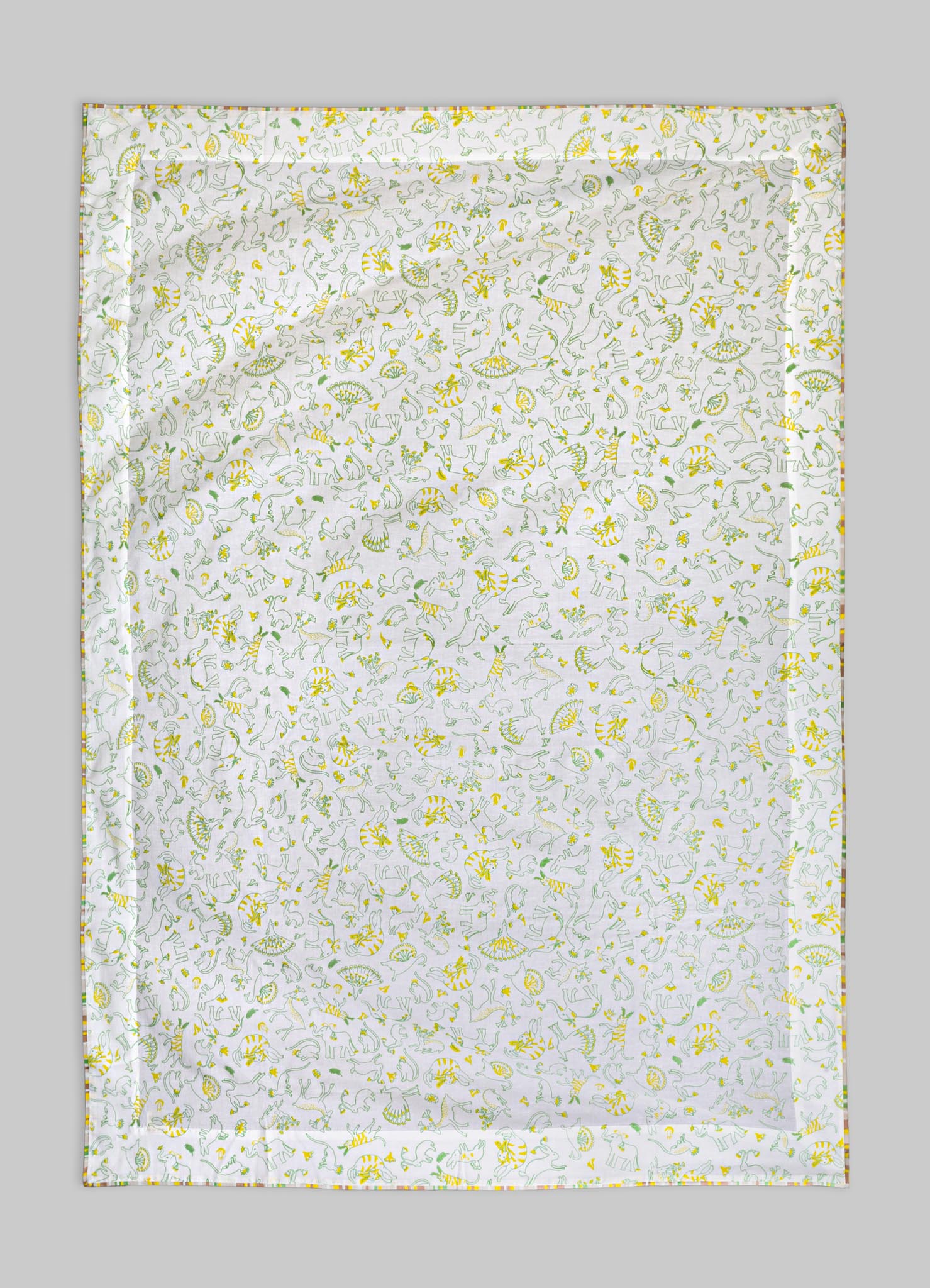 Safari Safari Green Baby Flat Sheet