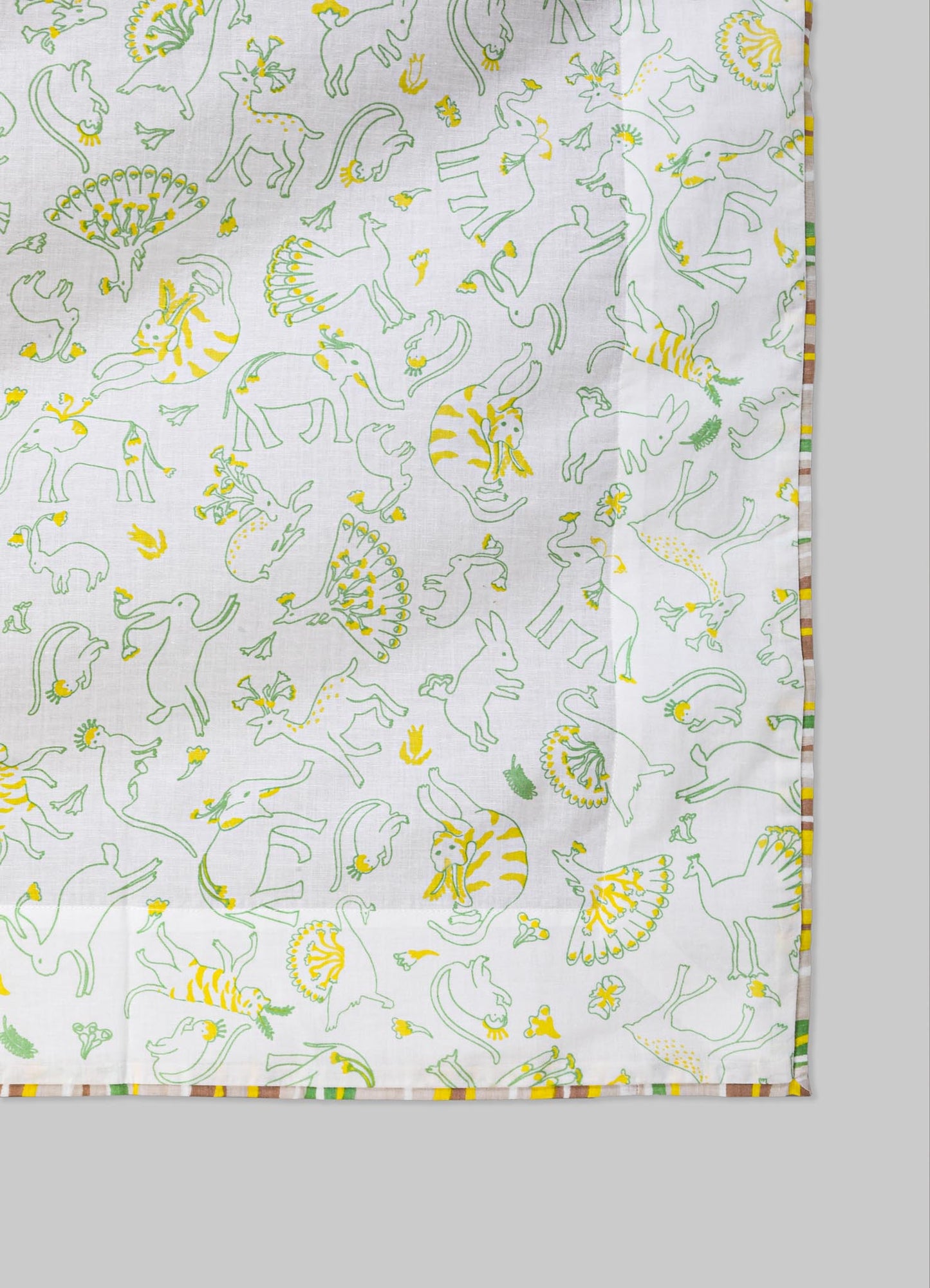 Safari Safari Green Baby Flat Sheet