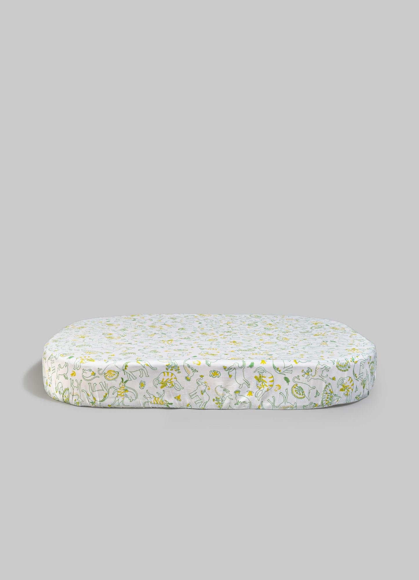 Safari Safari Green Baby Fitted Sheet