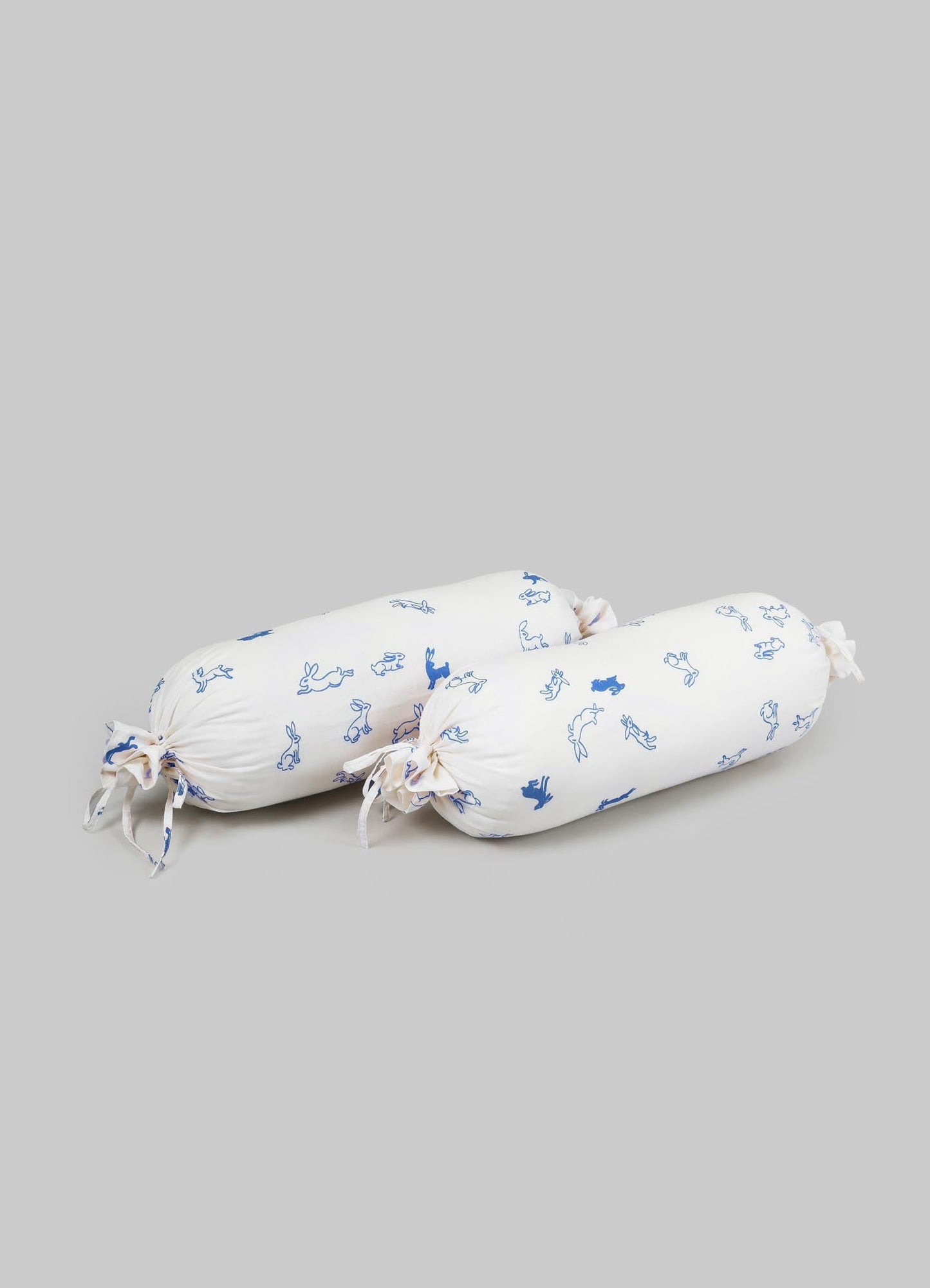 Elephant & Hare Blue Baby Bolsters - Set of 2