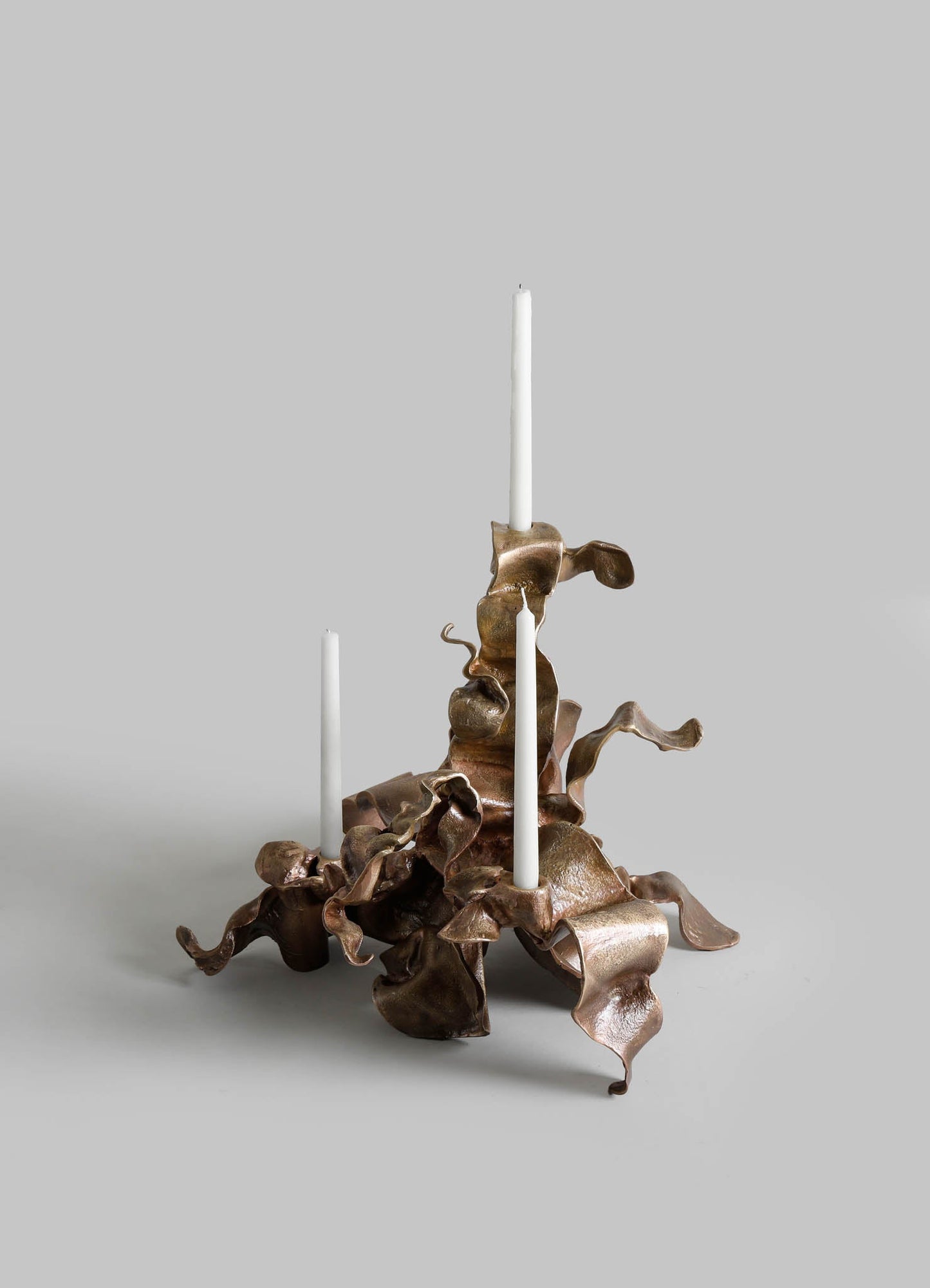 Candelabro Rosa de Cien Pétalos