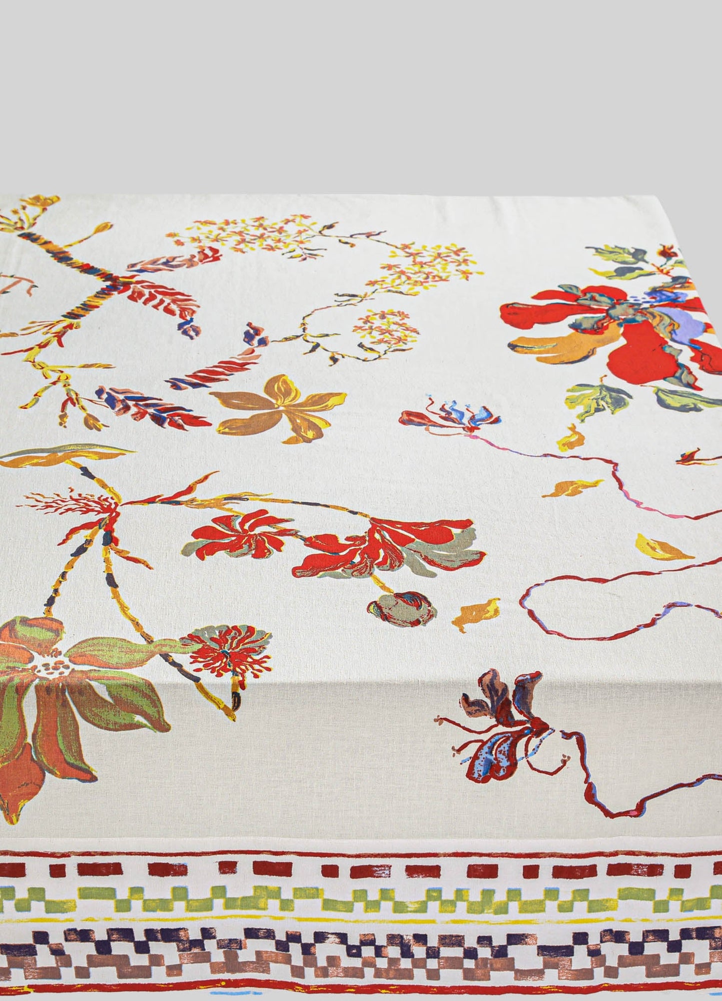 Blossom Red Table Cloth