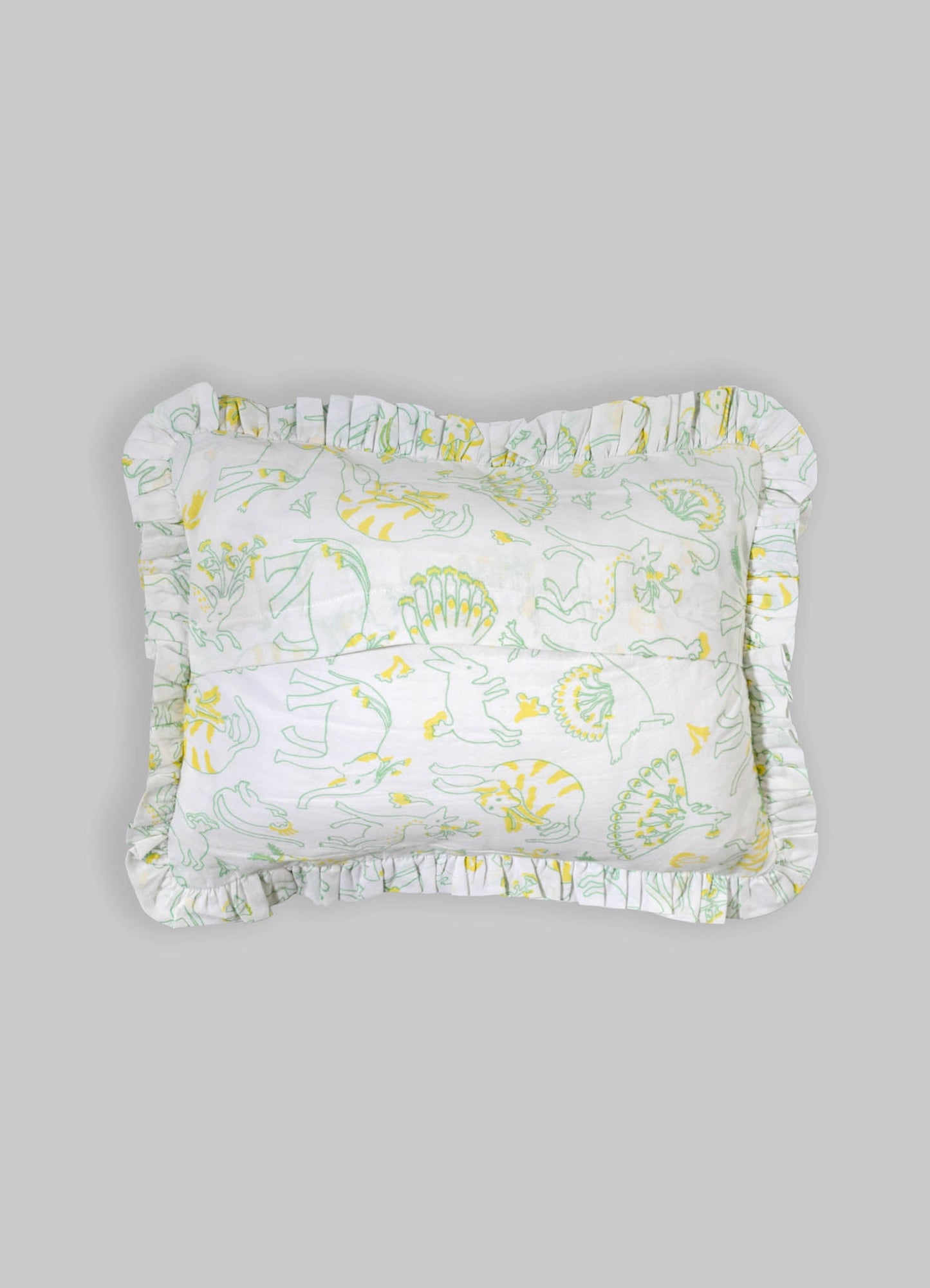 Safari Safari Green Baby Pillow