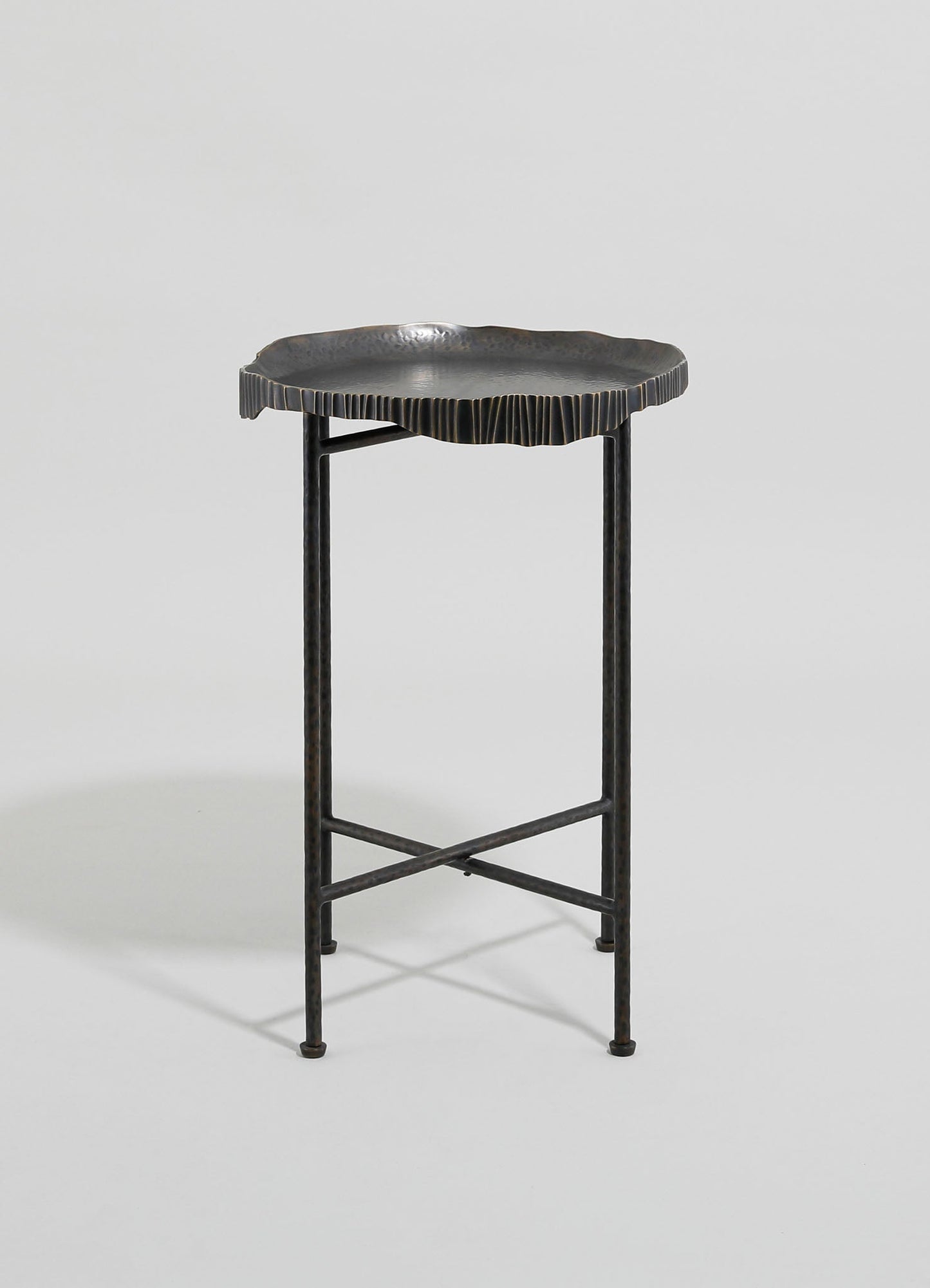 decorative brass tray table