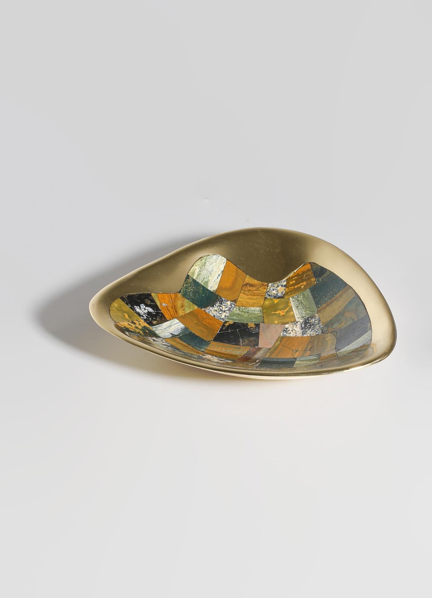 stone brass inlay bowls