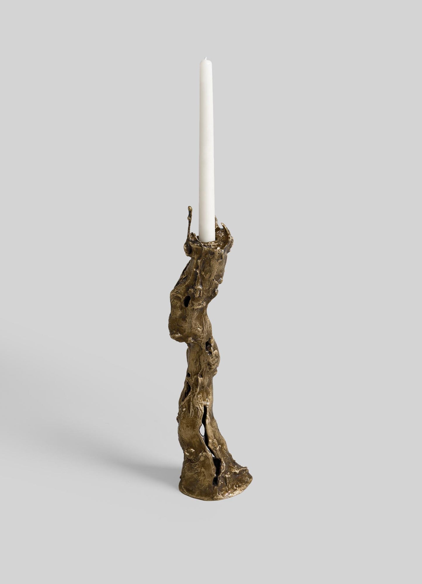 luxury small candlestick holders viya brass