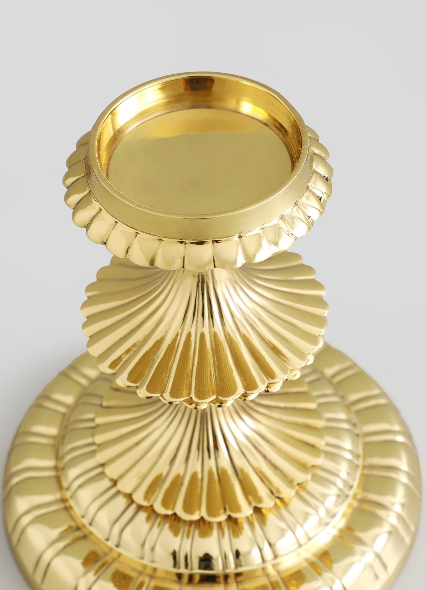 Rambagh Gold Candle Stand Medium