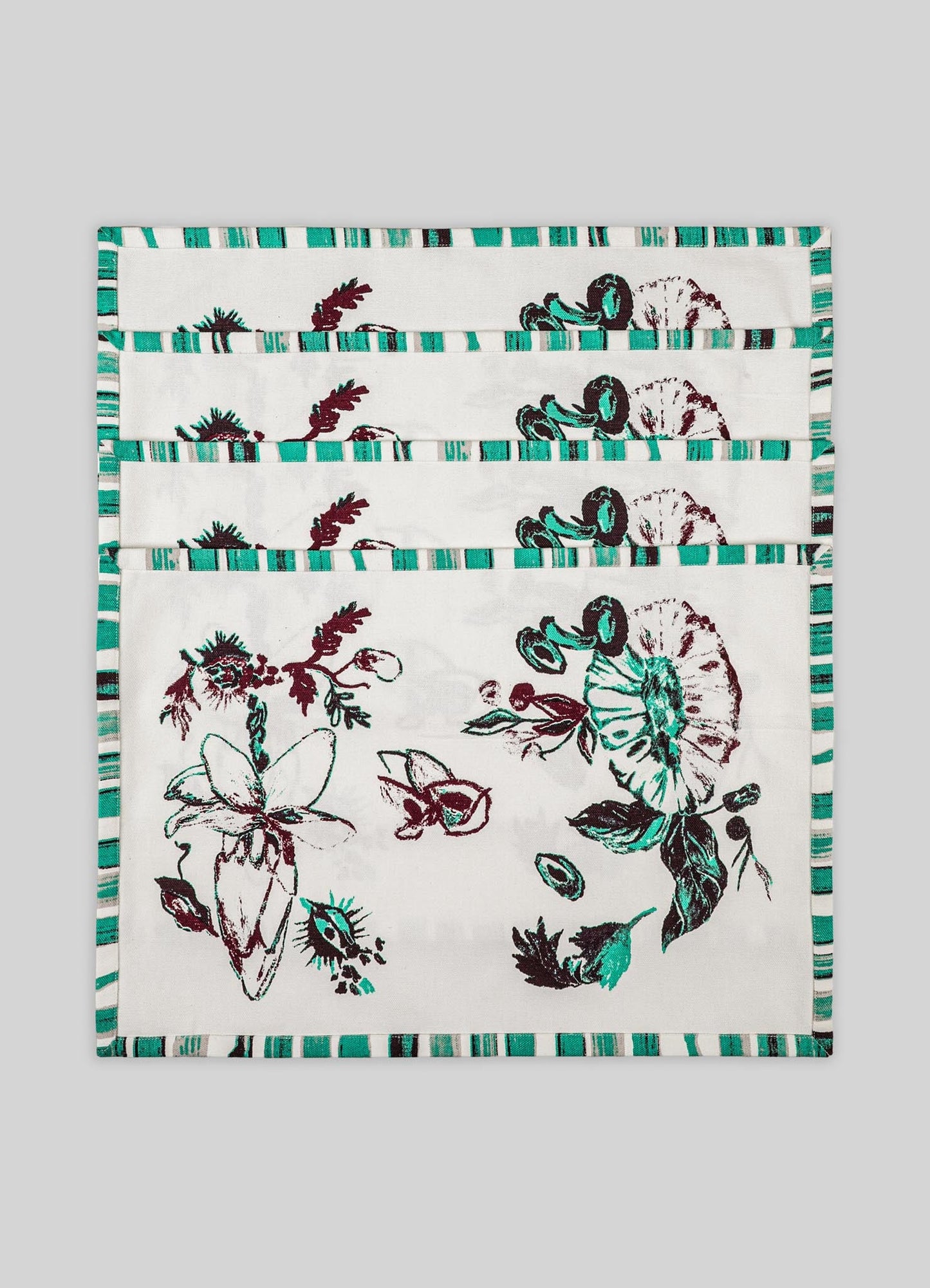Jackfruit Green Placemats - Set of 4