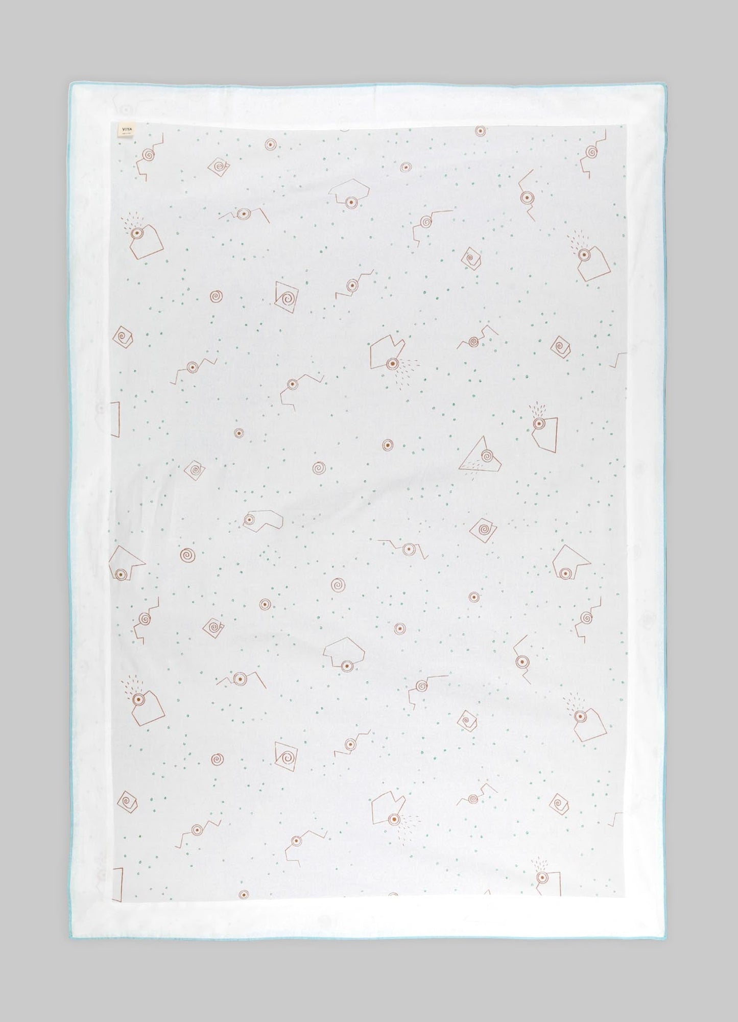 Elephant & Hare Green Baby Flat Sheet