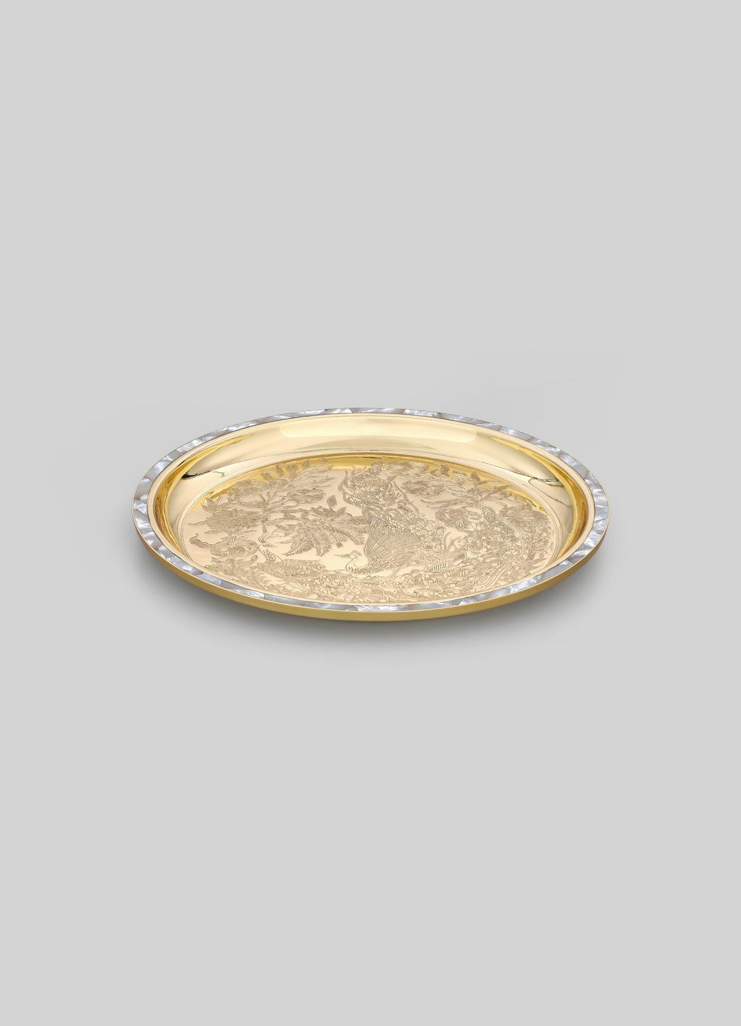 City Palace White Thali Medium