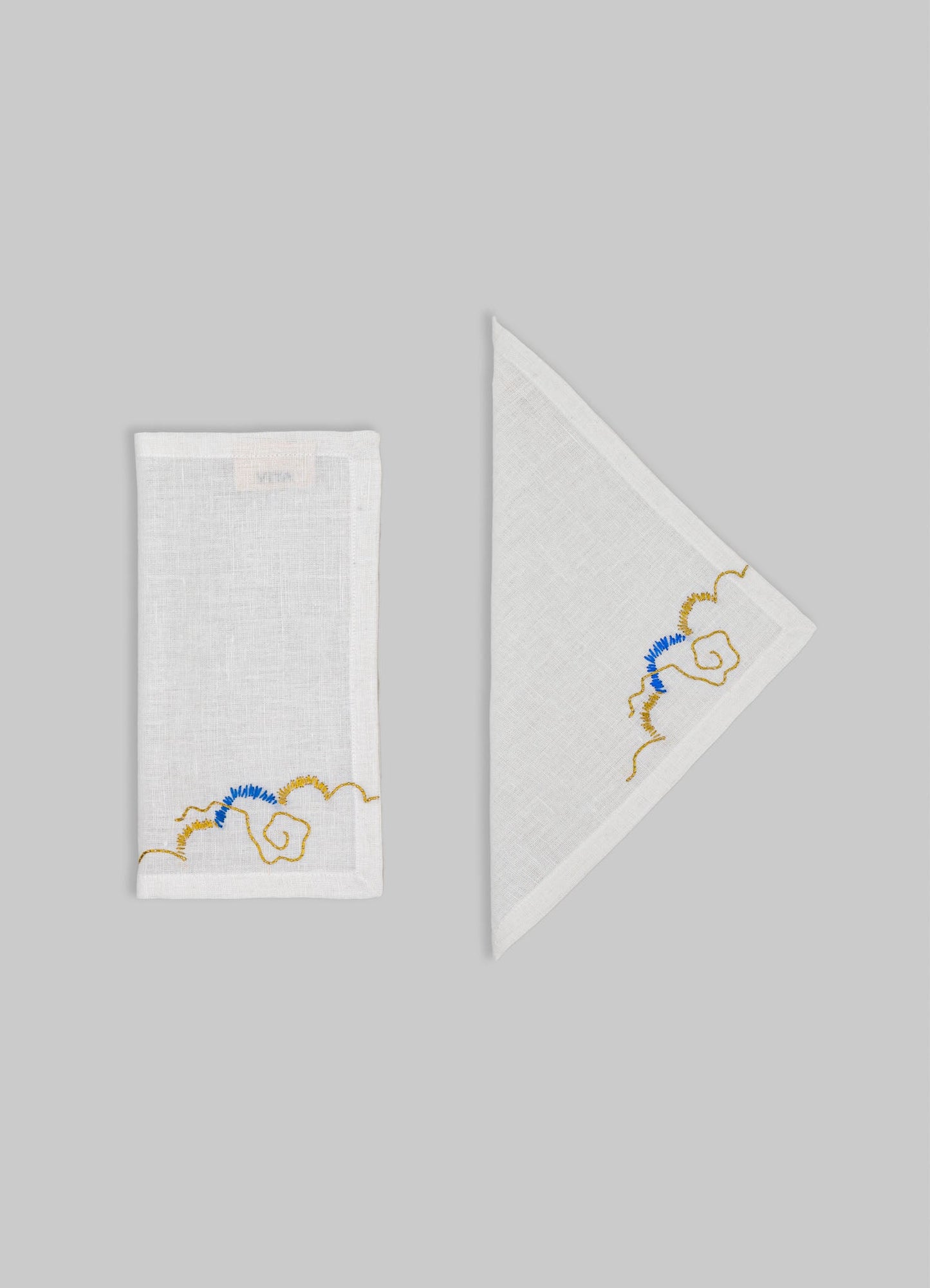 luxury cocktail beverage napkins viya gold