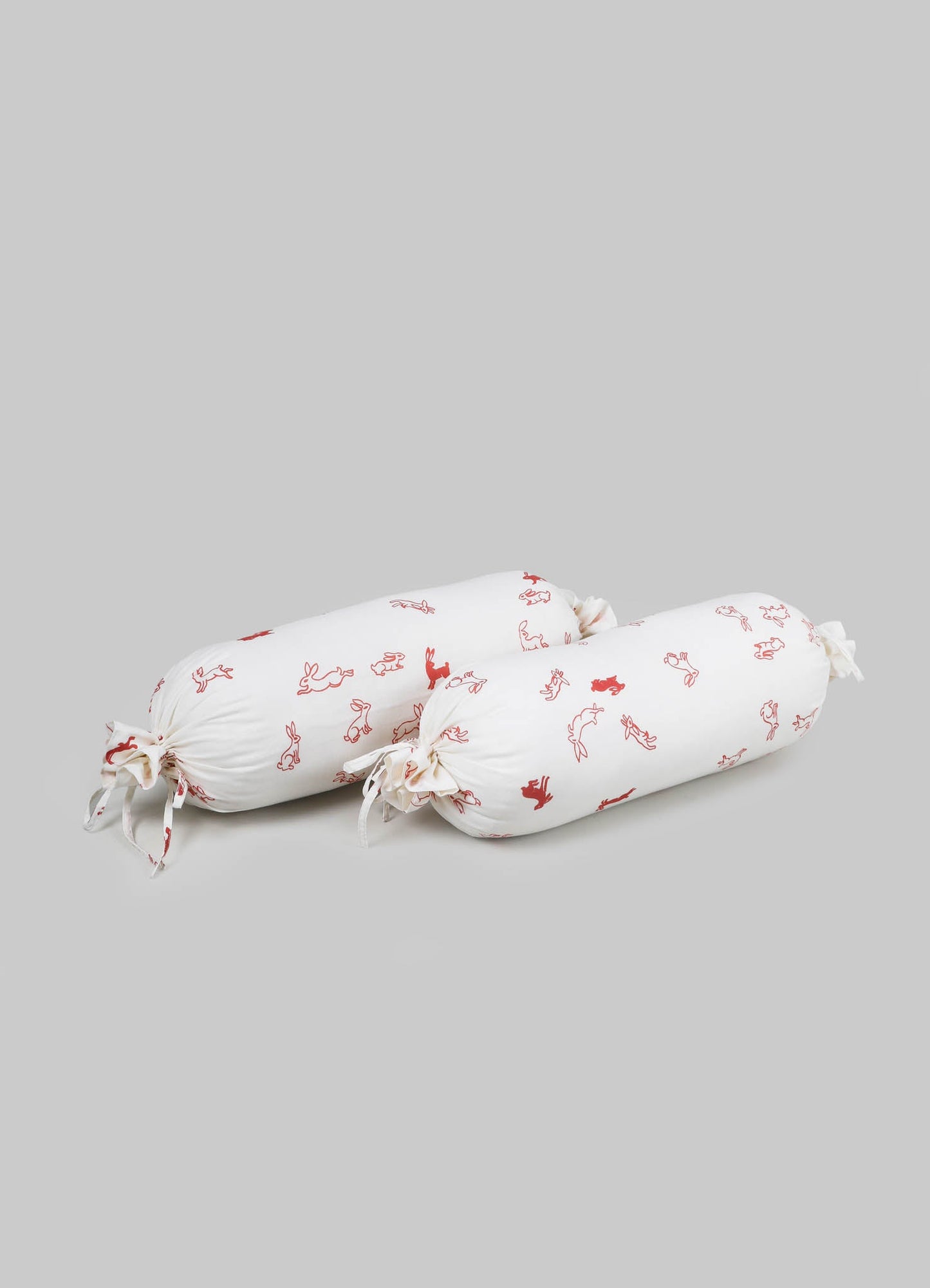 Almohadillas para bebé Coral de Elefante y Liebre - Juego de 2