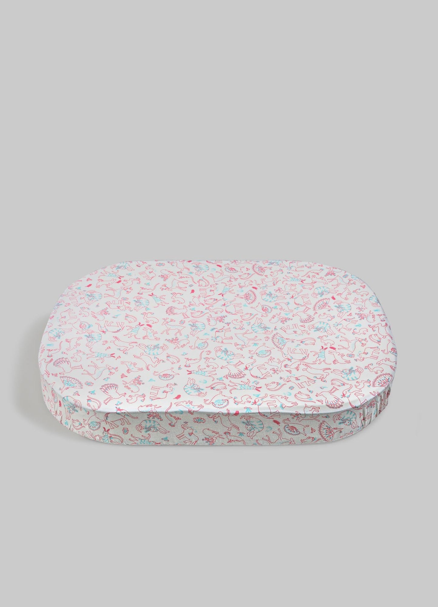 Safari Safari Pink Baby Fitted Sheet