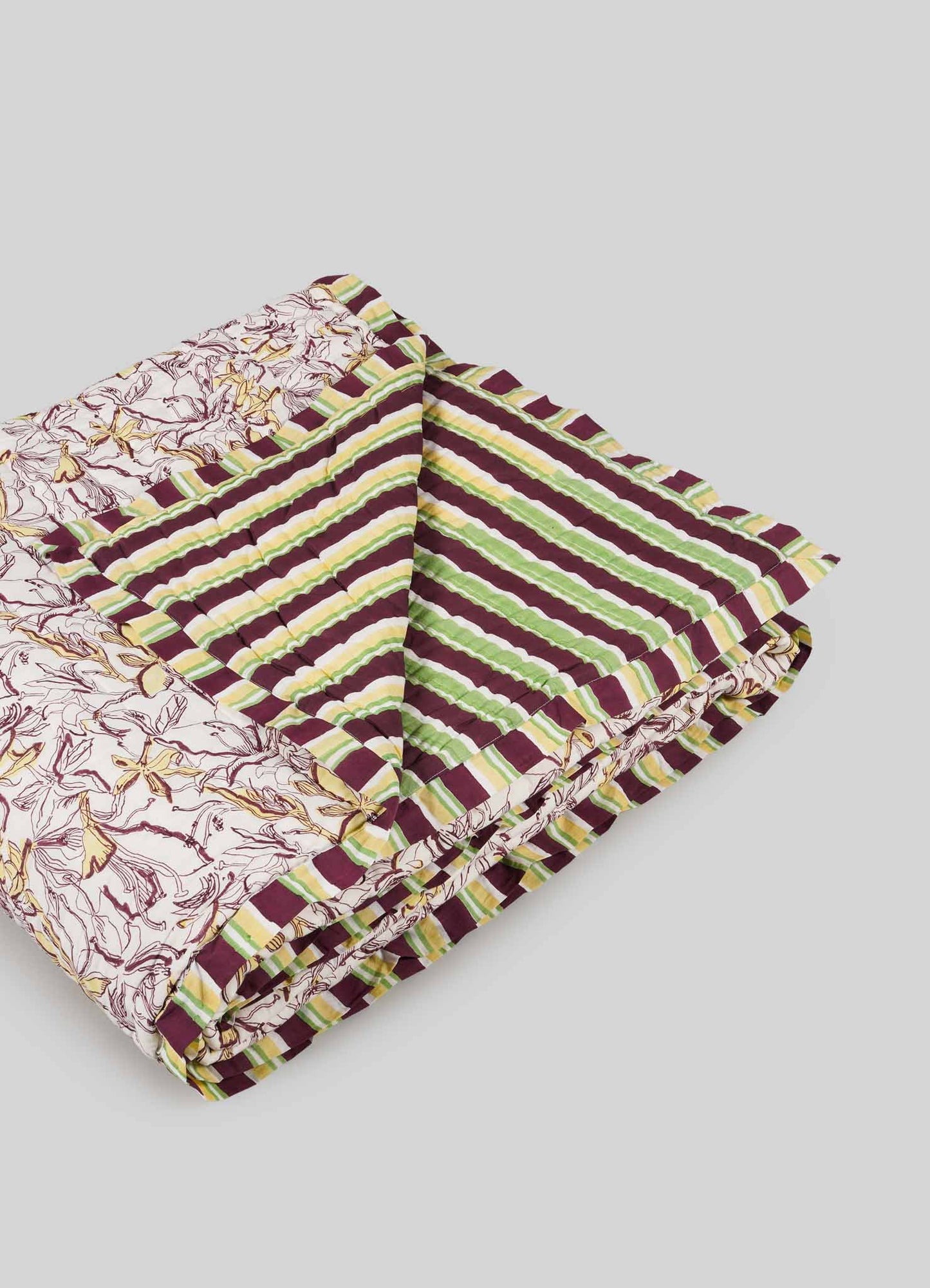luxury king quilt viya yellow