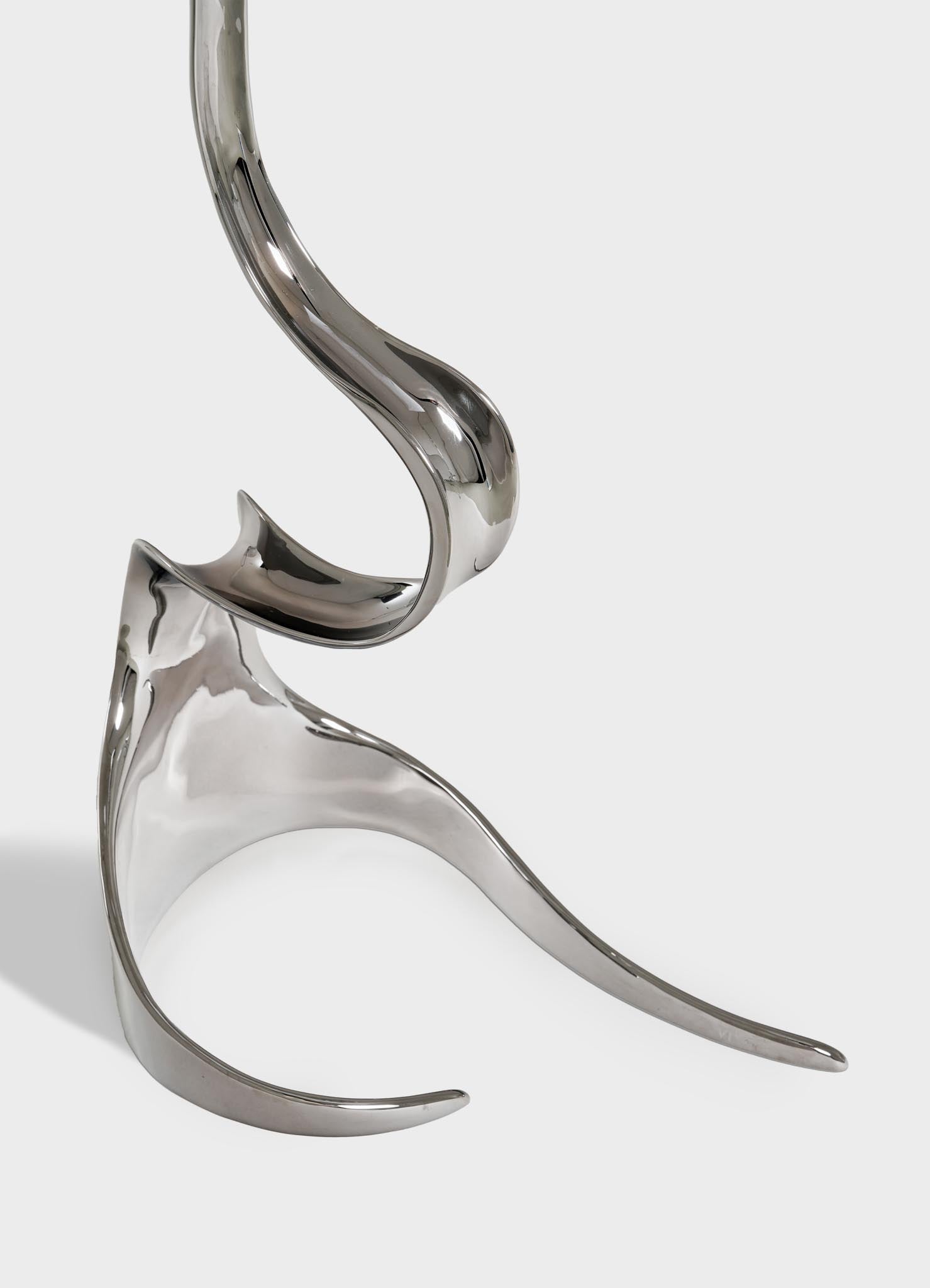 luxury small candle stand viya silver