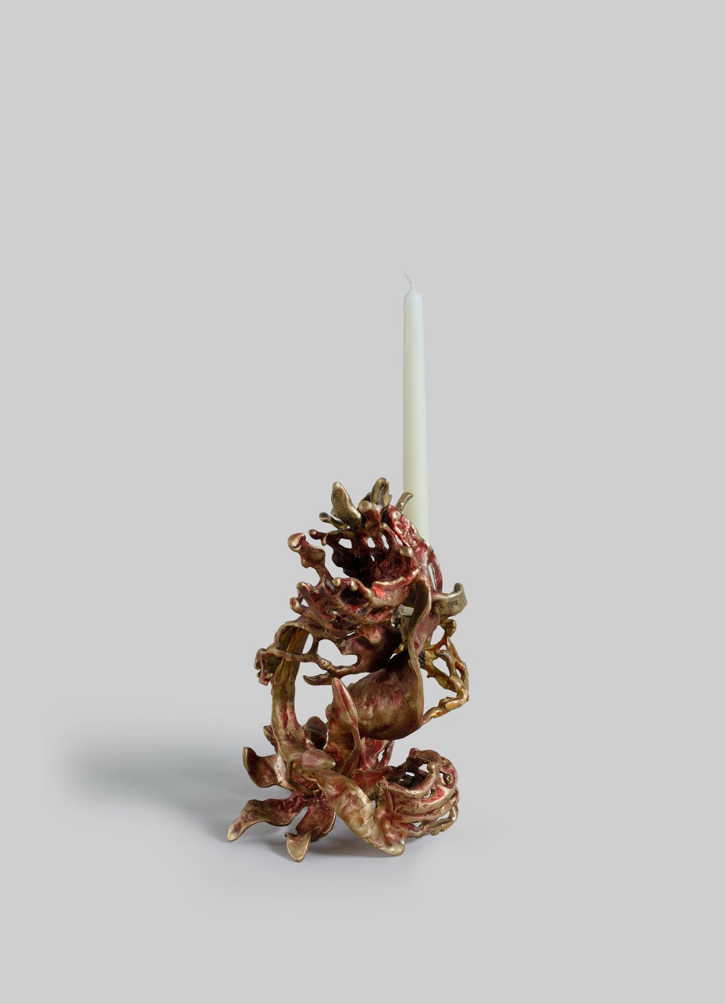 luxury candle stick holder viya brass