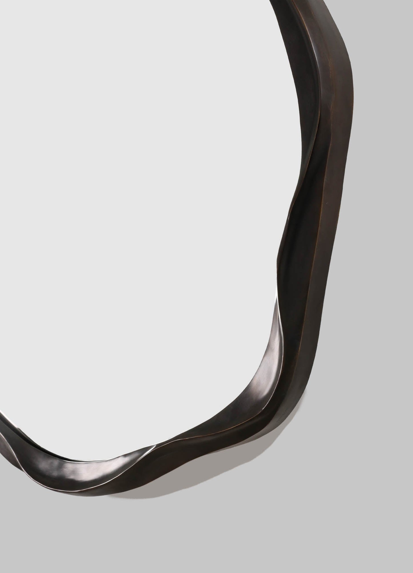 decorative brass frame mirror