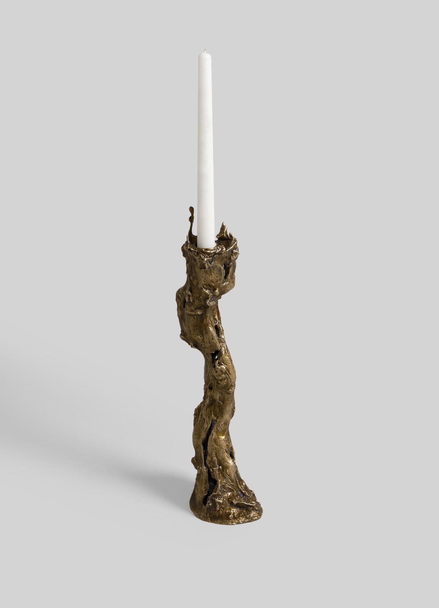 handmade luxury small candlestick holders viya brass