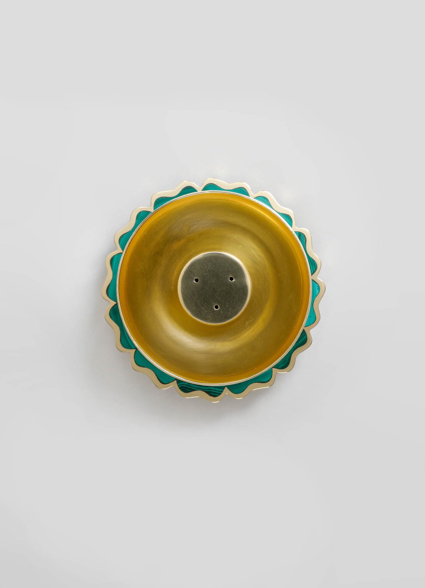 حامل أعواد البخور الأخضر الصوفي