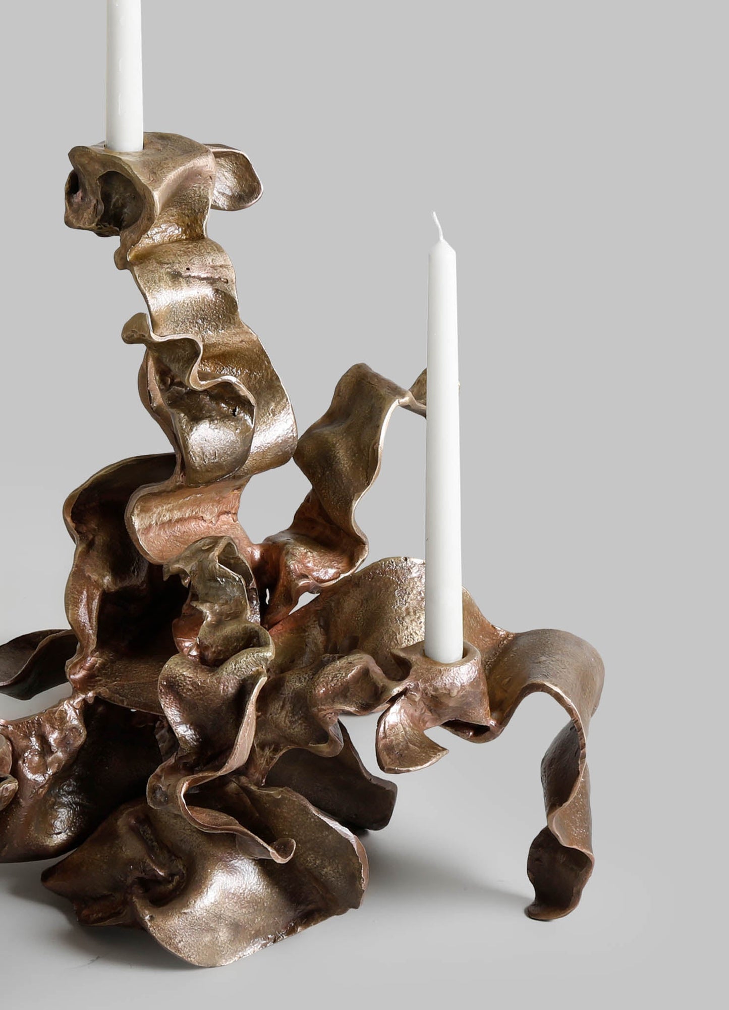 Candelabro Rosa de Cien Pétalos