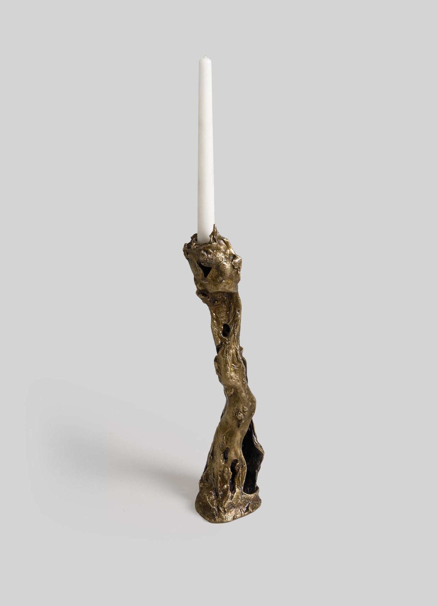handmade luxury small candlestick holders viya patinated