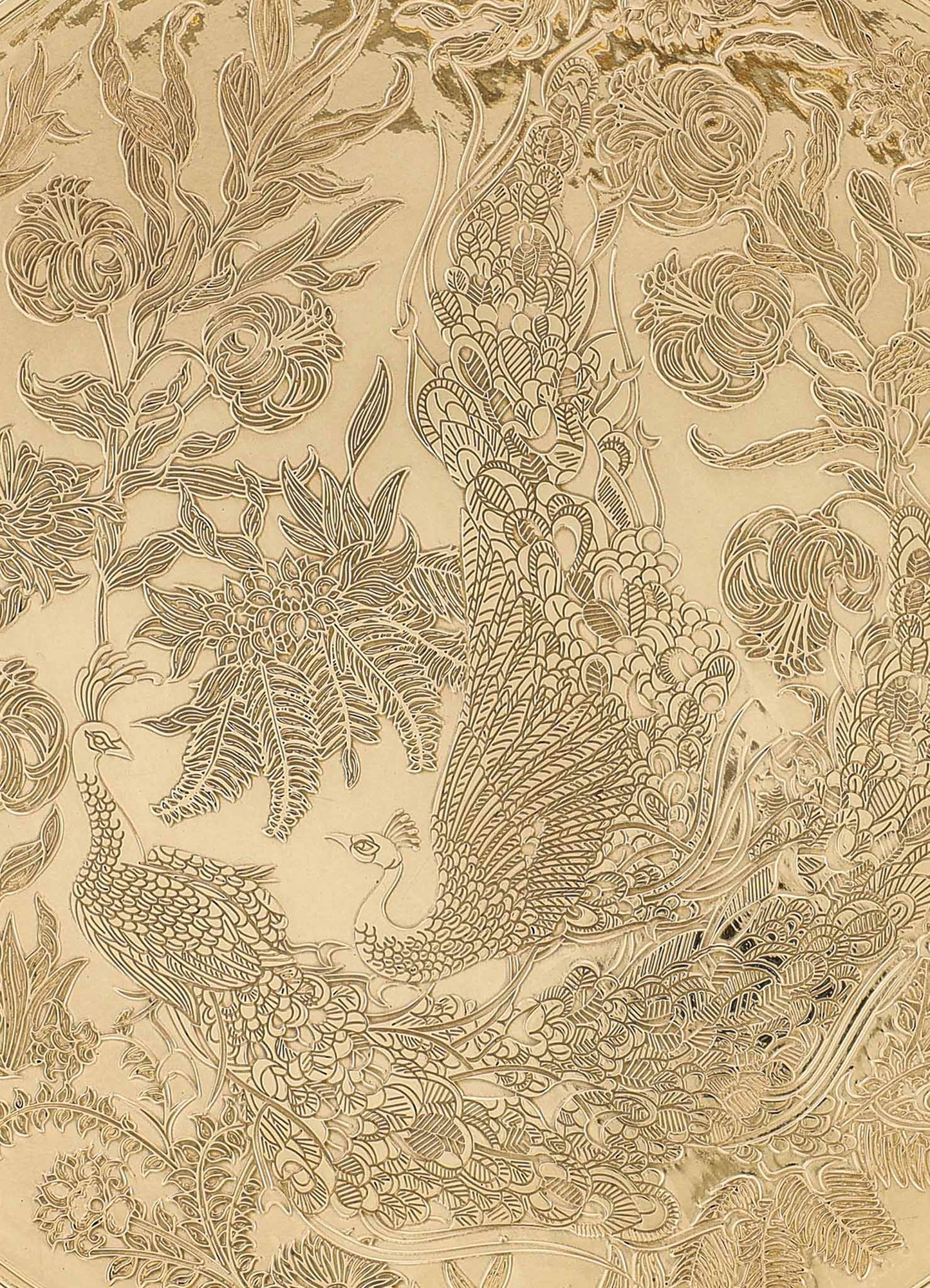 City Palace White Thali Medium