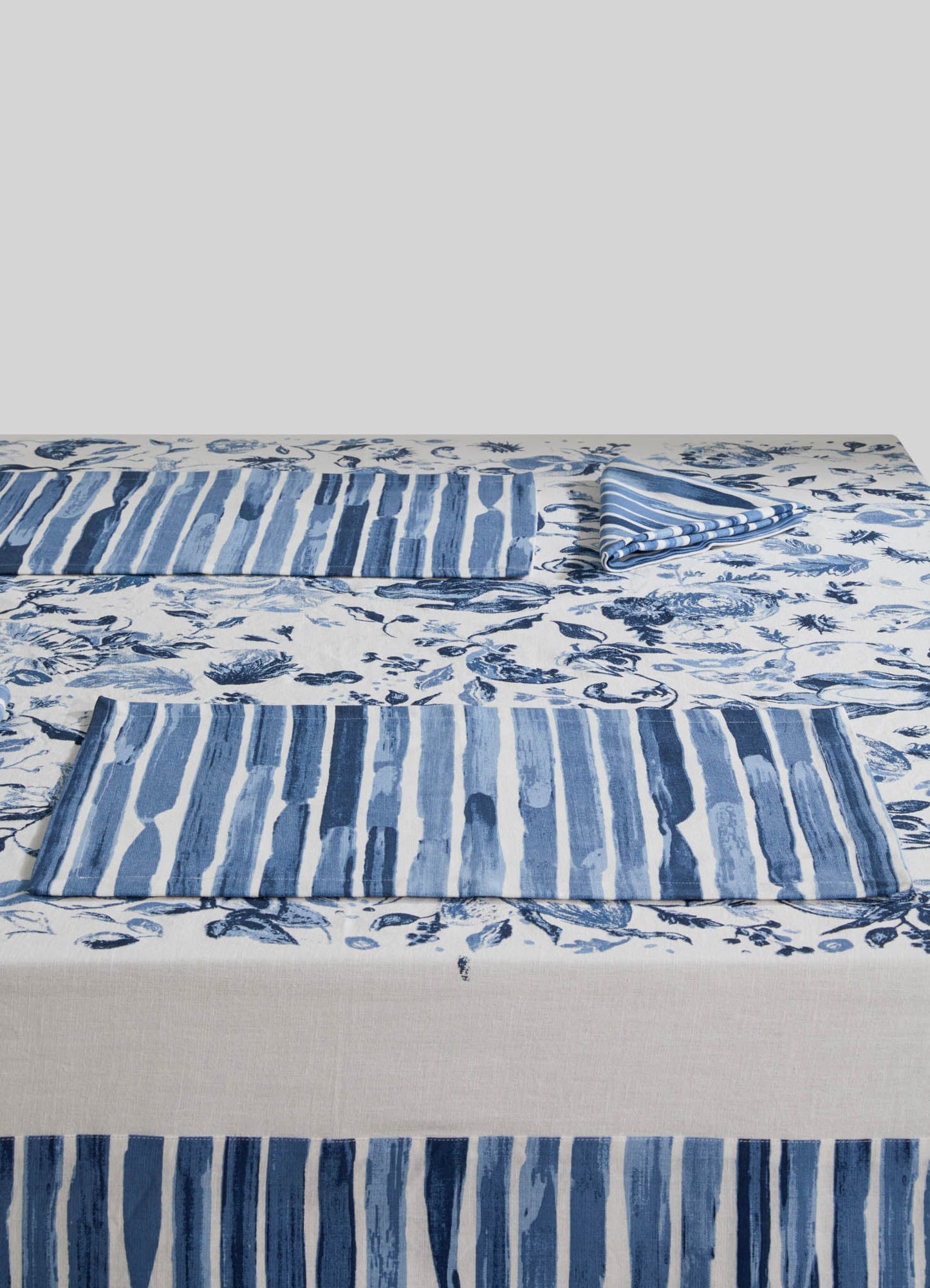 Individuales Orchard Blue Stripe - Juego de 4