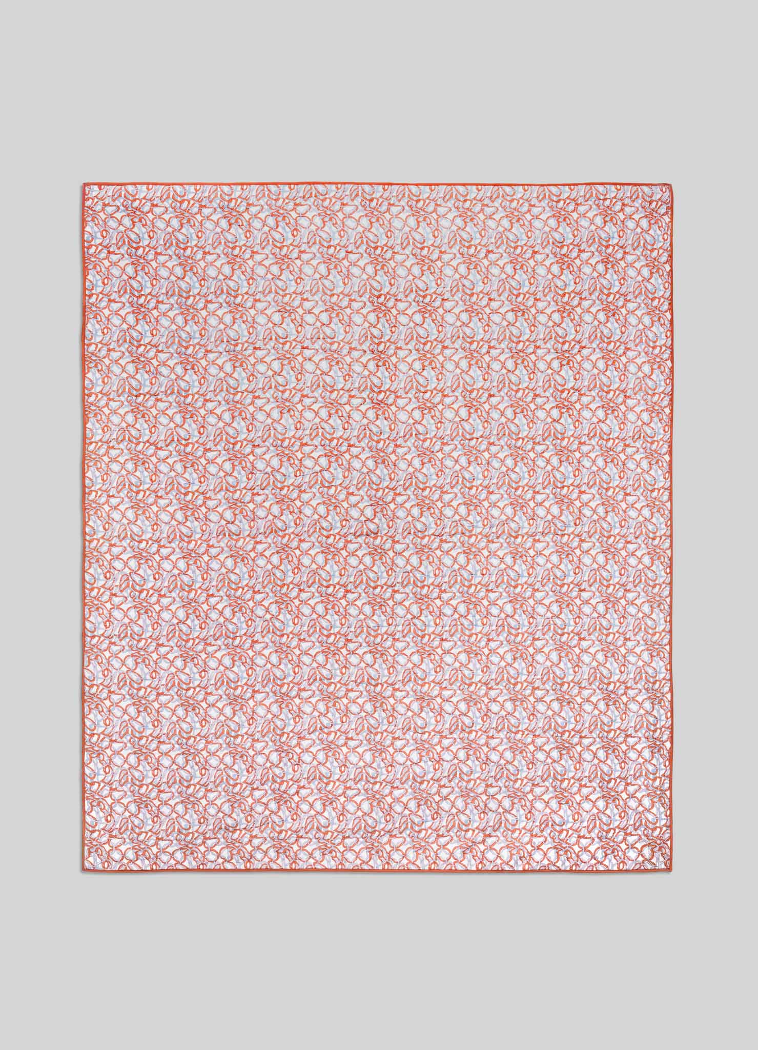luxury quilt viya orange king size