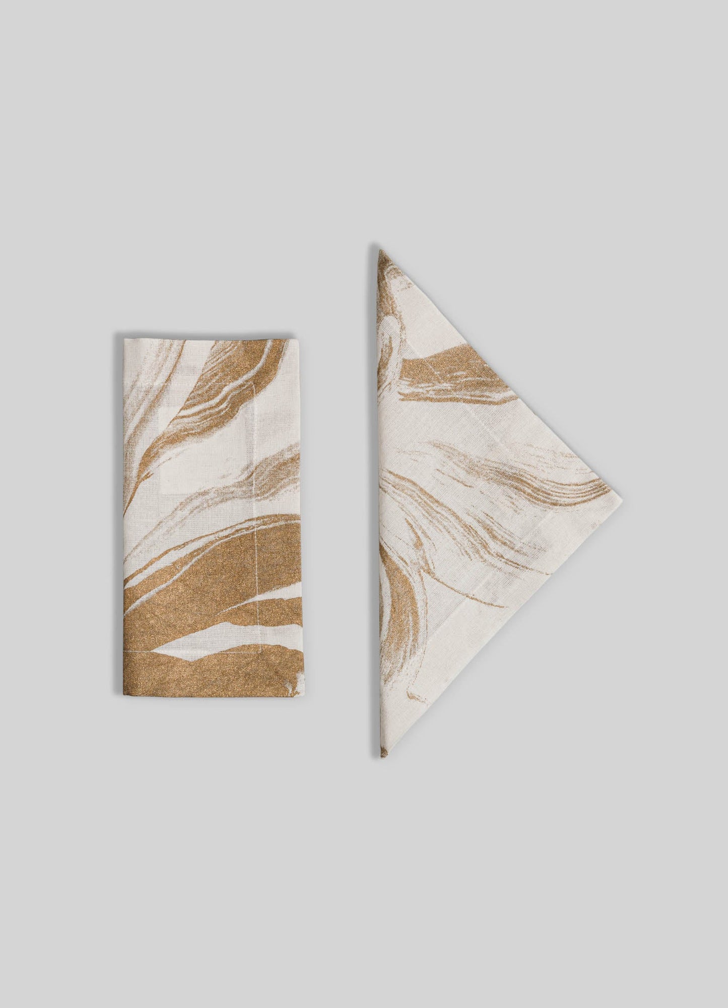Blossom Gold Cocktail Napkins - Set of 4