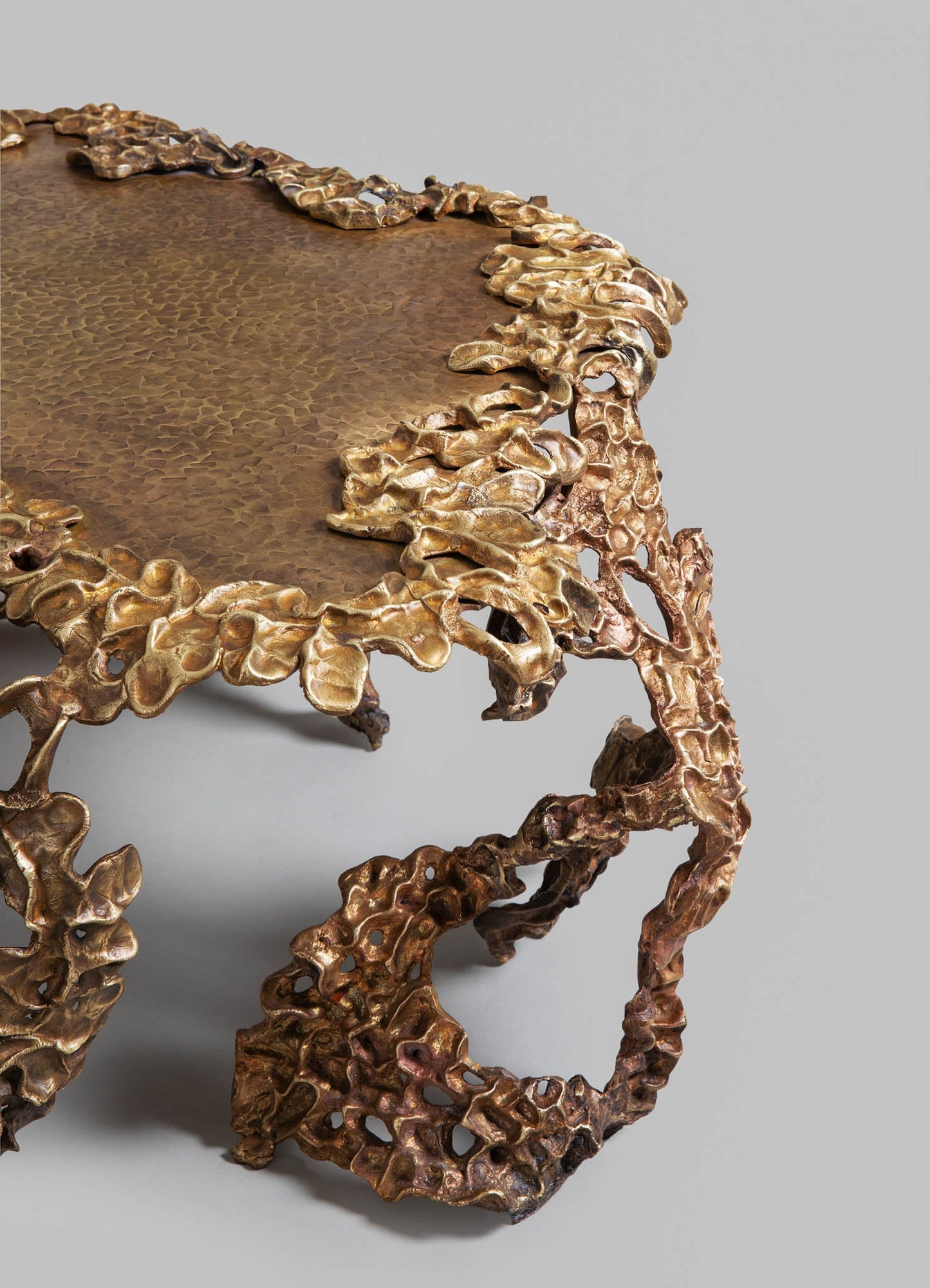 Mesa de café de azafrán